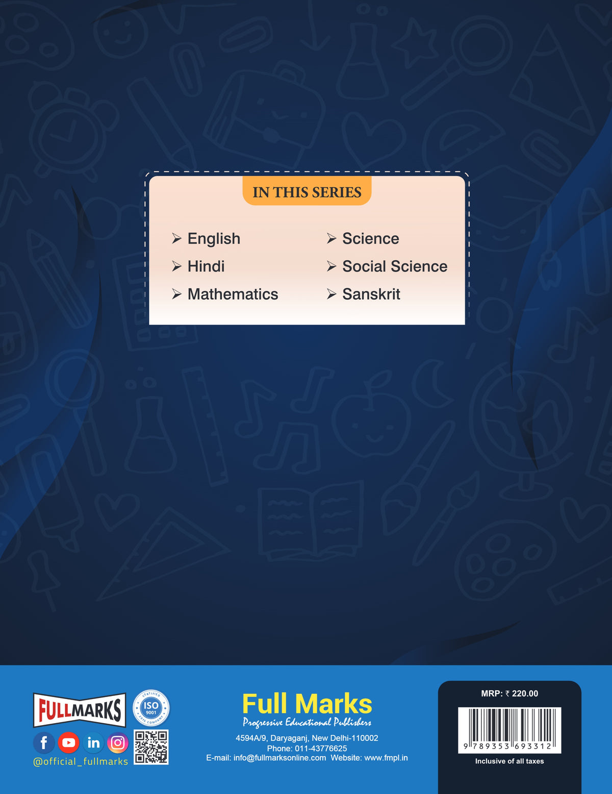 Full Marks Sanskrit Complete Study Material for Class 6 | Based on Latest Textbook | DAV Edition