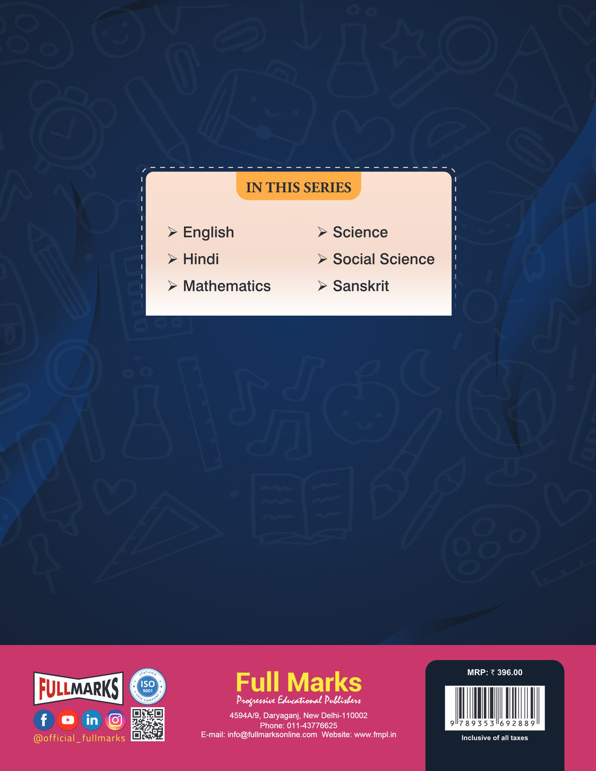 Full Marks Mathematics Complete Study Material for Class 7 | Based on Latest Textbooks | DAV Edition