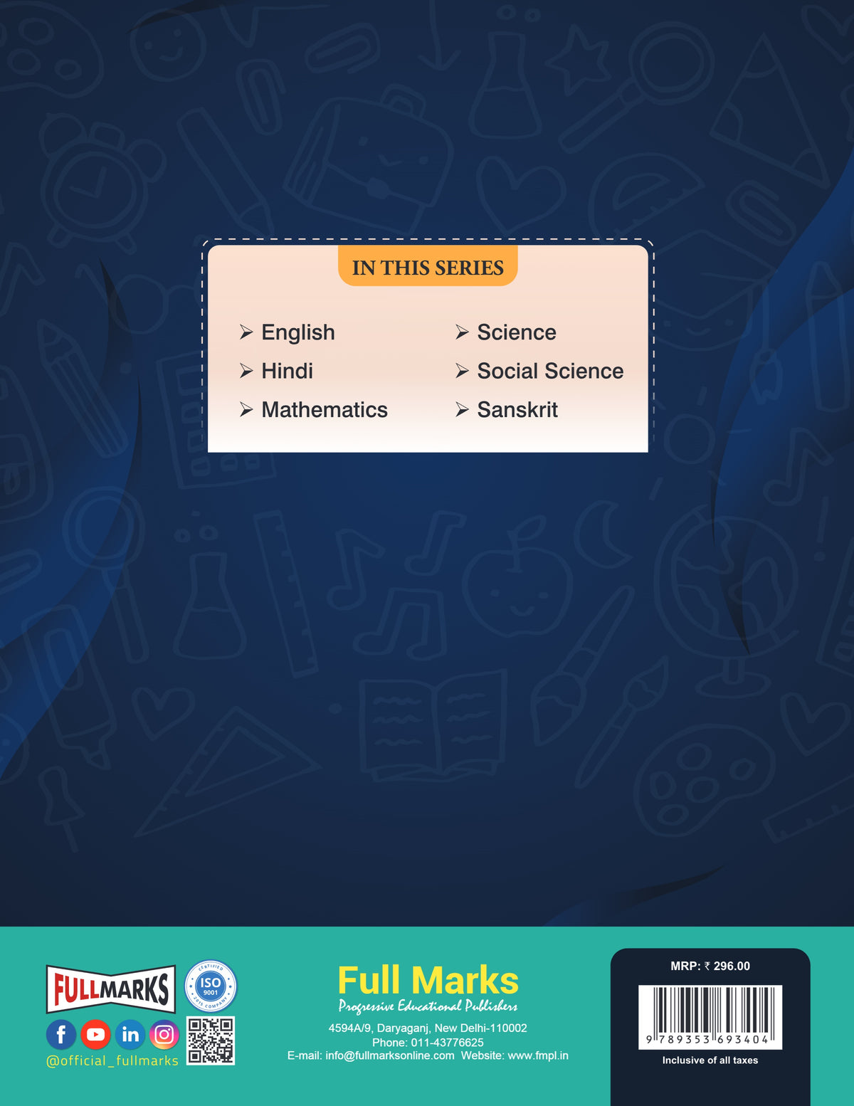 Full Marks Sanskrit Complete Study Material for Class 8 | Based on Latest Textbook | DAV Edition
