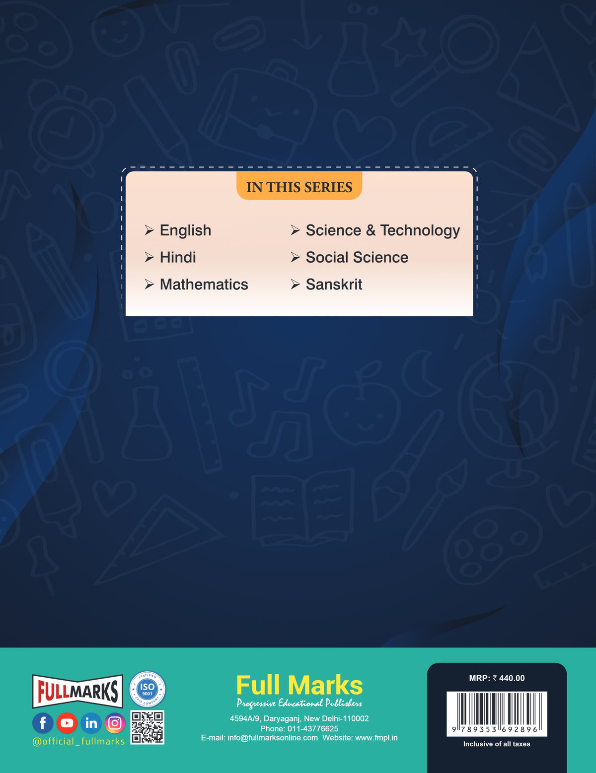 Full Marks Mathematics Complete Study Material for Class 8 | Based on Latest Textbooks | DAV Edition