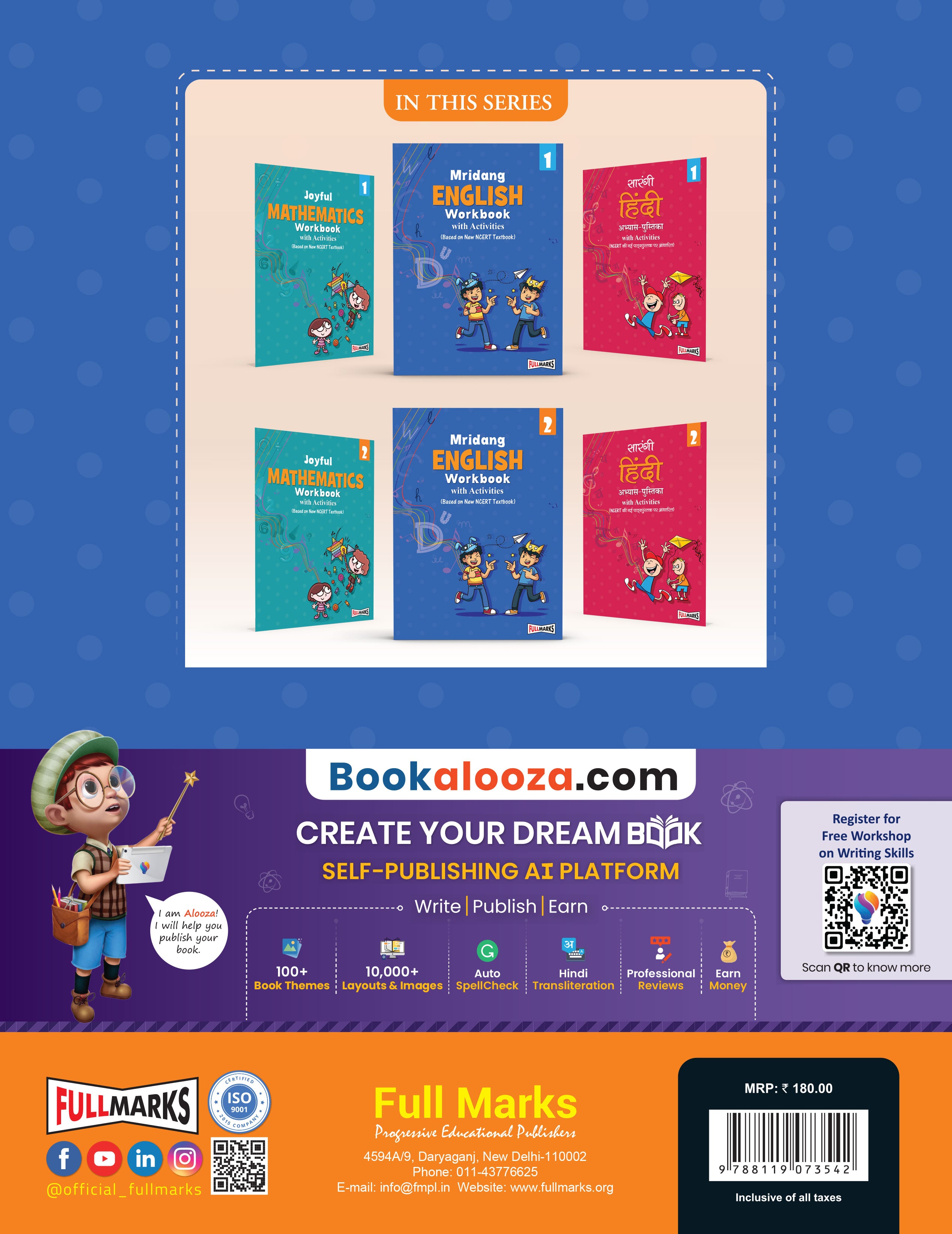 Full Marks English Workbook (With Activities) Class 2 | Based on Latest NCERT Textbook Mridang and CBSE Syllabus | Includes Chapterwise Summary, Practice Papers and More