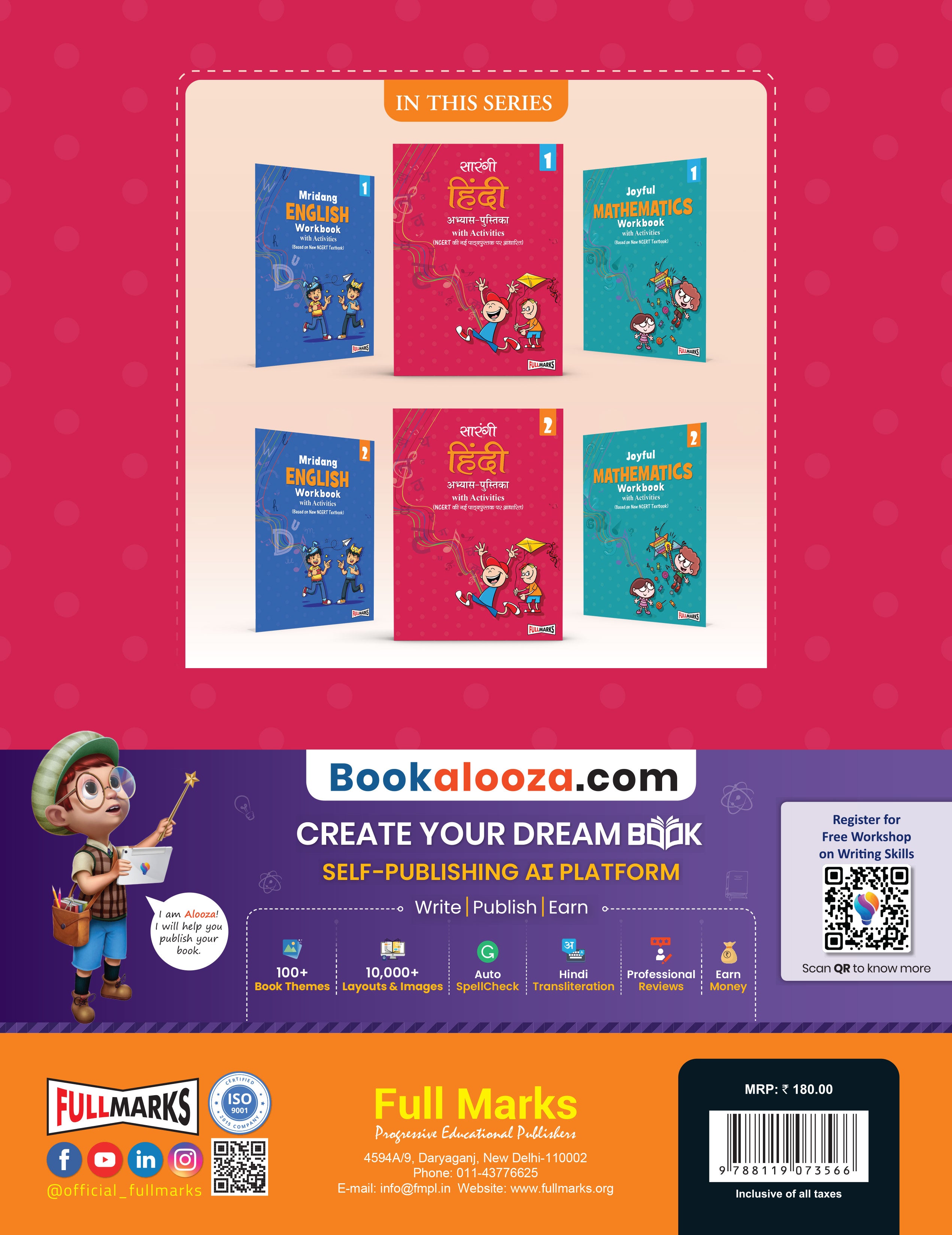 Full Marks Hindi Workbook (With Activities) Class 2 | Based on Latest NCERT Textbook Sarangi and CBSE Syllabus | Includes Chapterwise Summary, Practice Papers and More