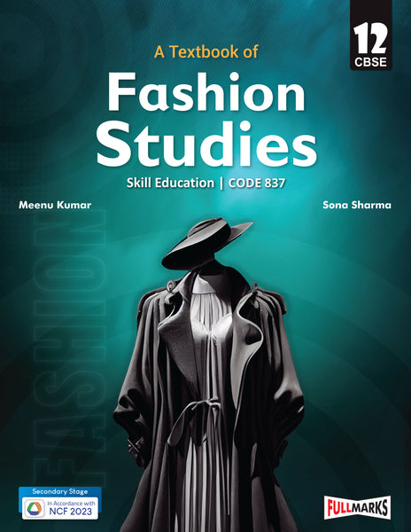 CBSE Class 12 Fashion Studies Skill Education Book 2025 – Full Marks