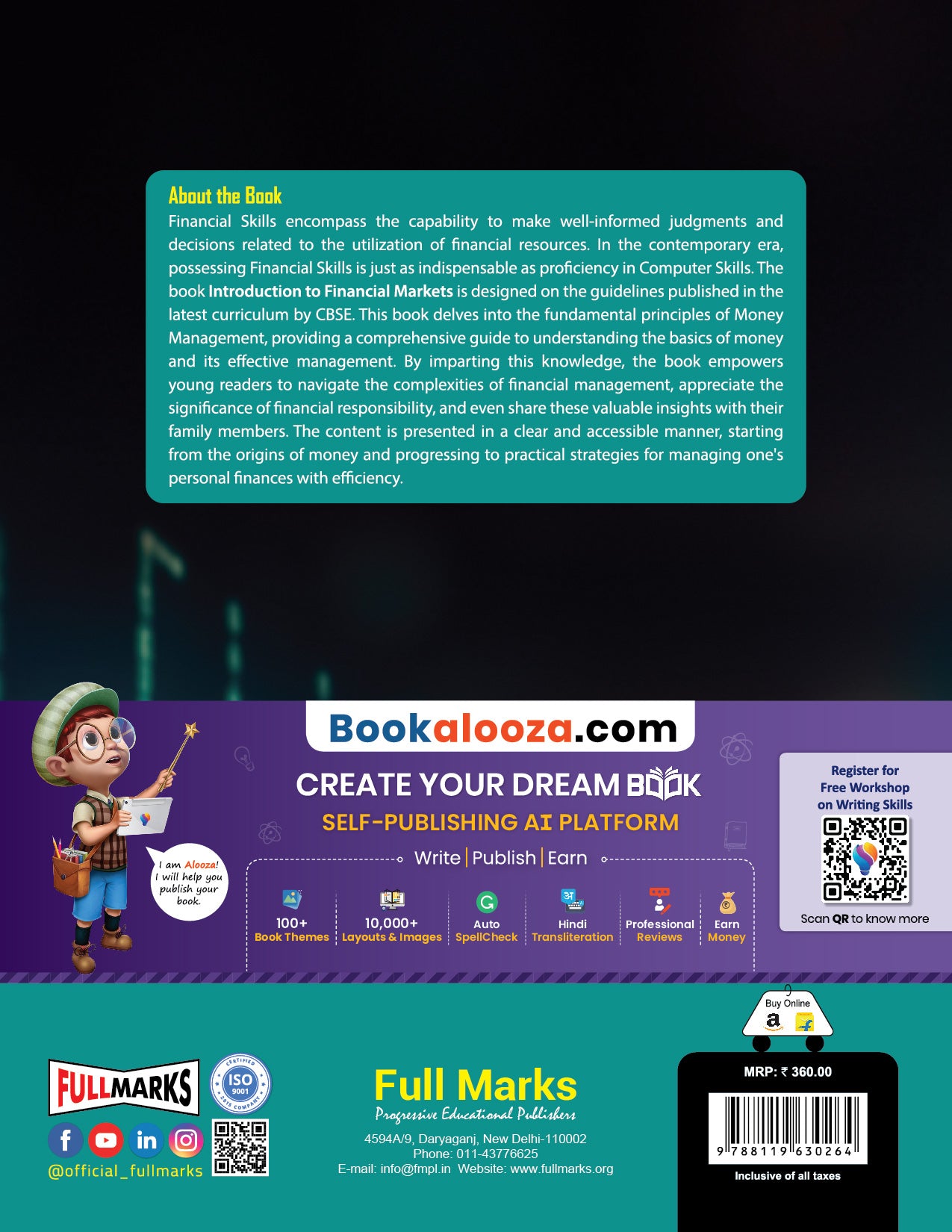 Full Marks Introduction to Financial Markets Skill Education Textbook for Class 10 | Subject Code 405