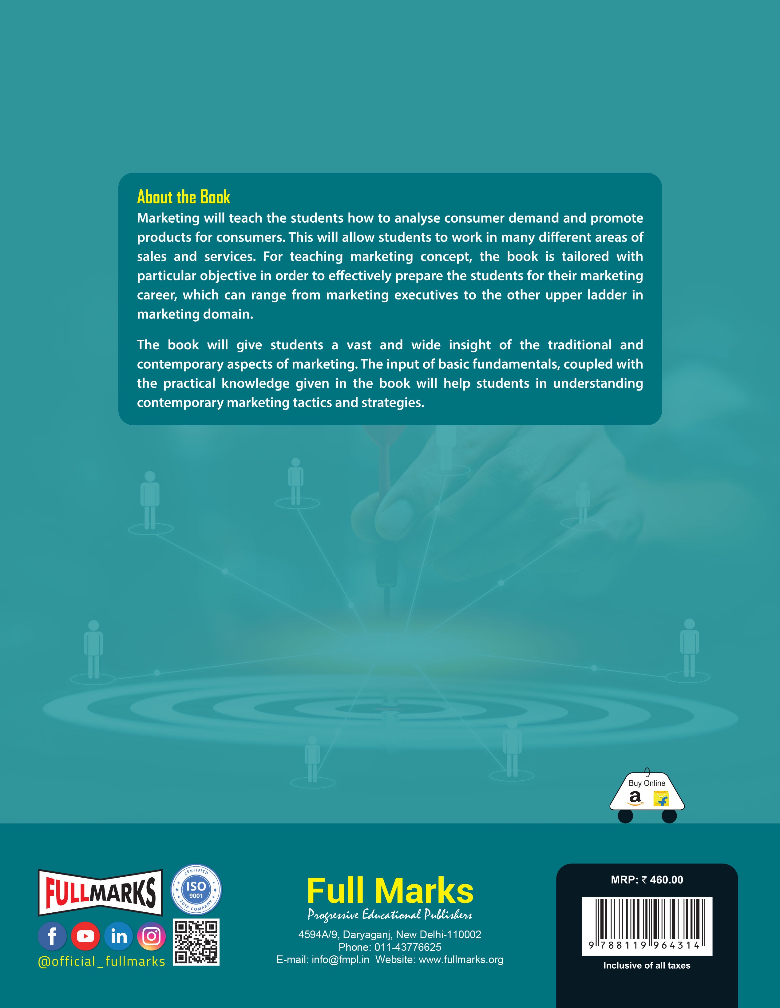 Full Marks Marketing Skill Education Textbook for Class 12 | Subject Code 812