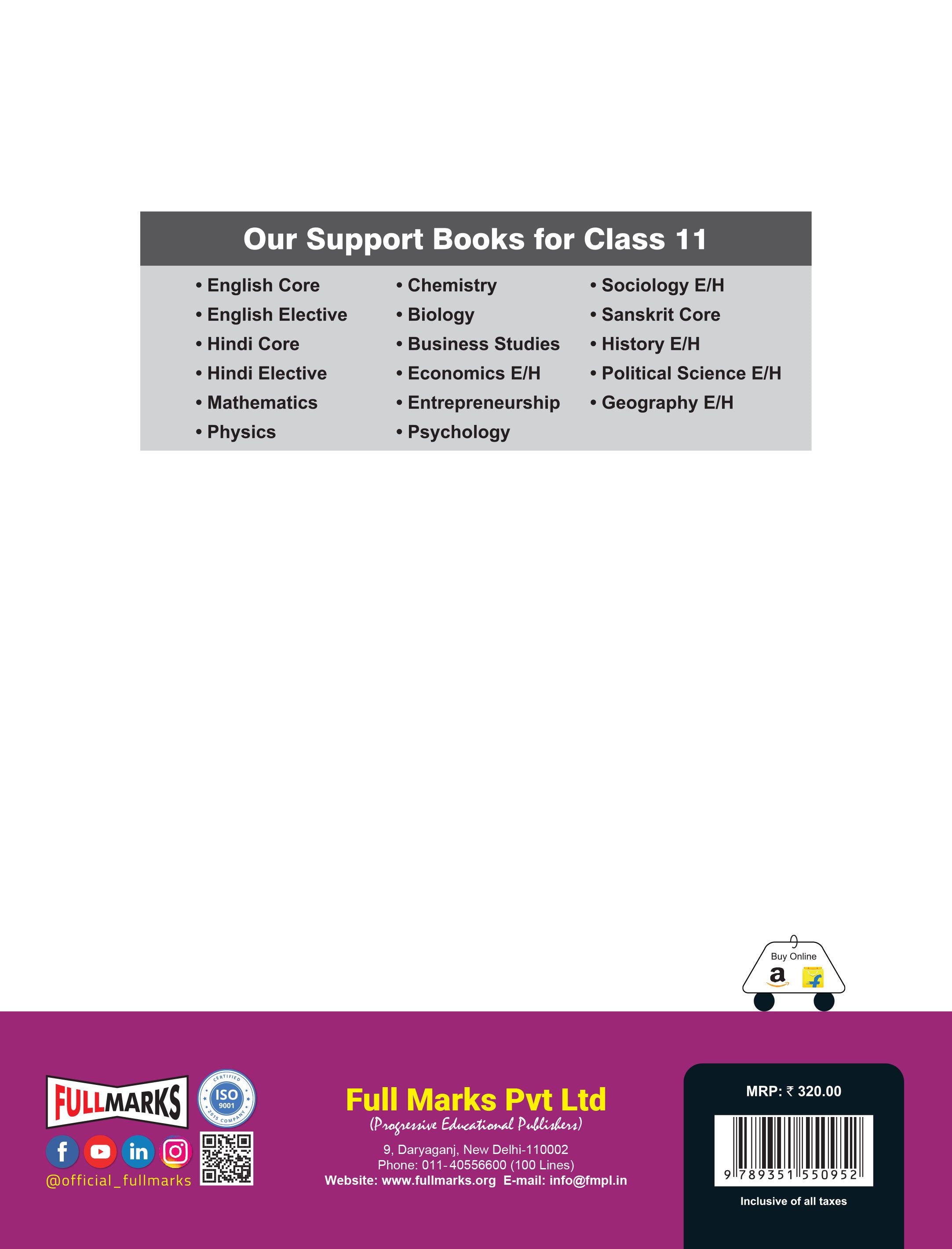 Full Marks Rajniti Vigyan Complete Study Material Class 11 | Based on Latest NCERT Textbook Rajniti Vigyan and CBSE Syllabus | Includes Chapterwise Summary, Solved Q/A, Practice Papers and More