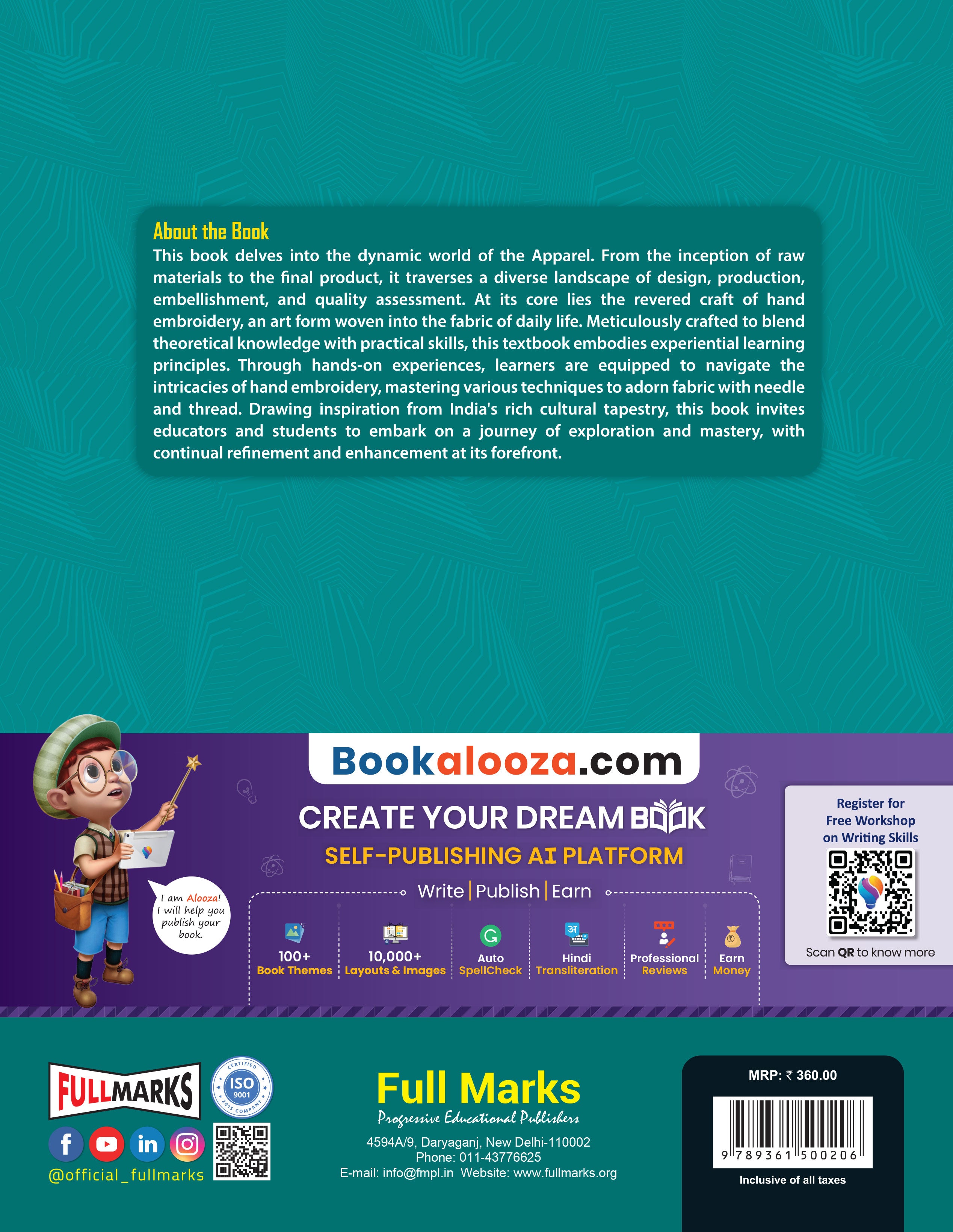 Full Marks Apparel Skill Education Textbook for Class 10 | Subject Code 414