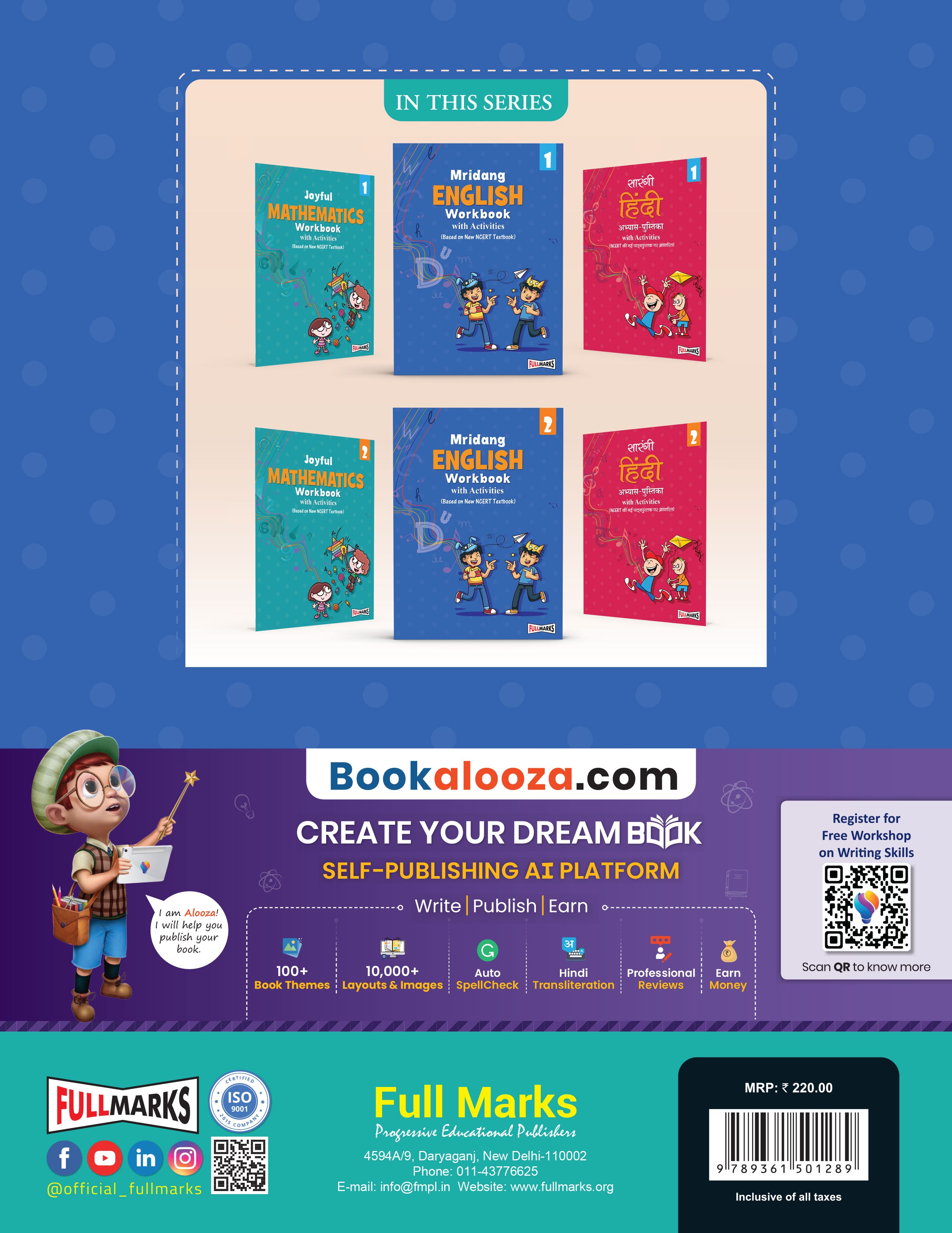 Full Marks English Workbook (With Activities) Class 3 | Based on Latest NCERT Textbook Santoor and CBSE Syllabus | Includes Chapterwise Summary, Practice Papers and More