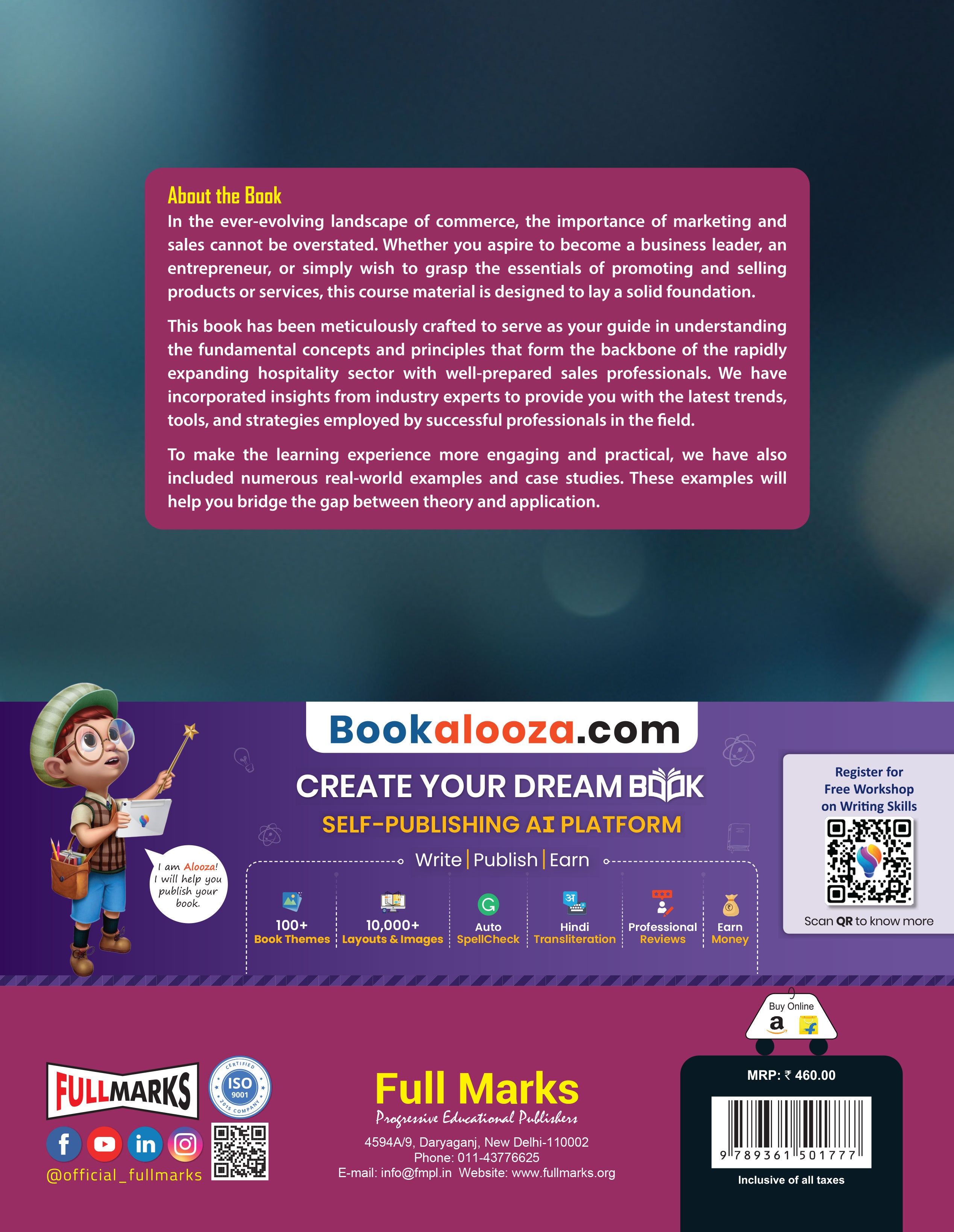 Full Marks Marketing & Sales Skill Education Textbook for Class 10 | Subject Code 412