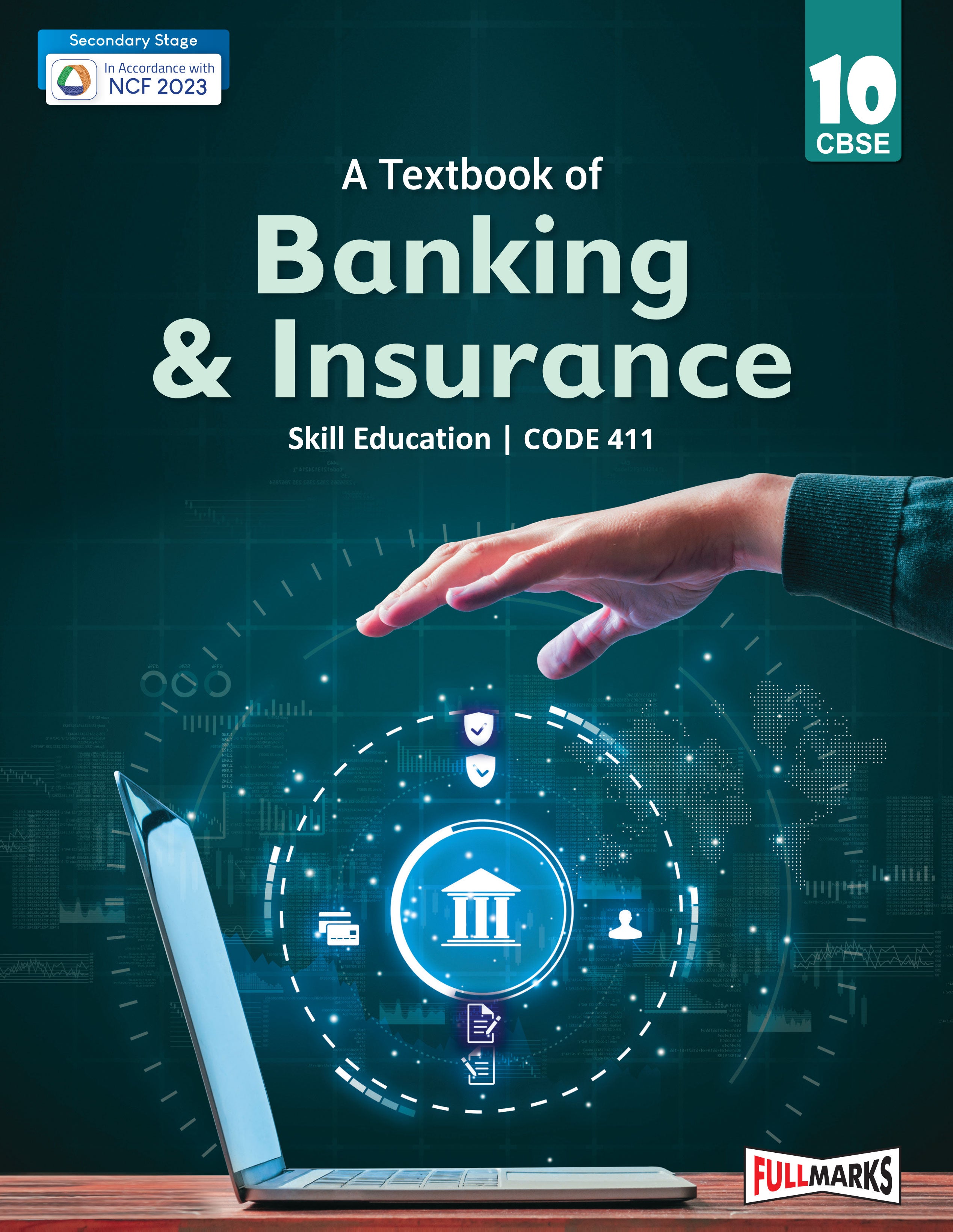Full Marks Banking & Insurance Skill Education Textbook for Class 10 | Subject Code 411
