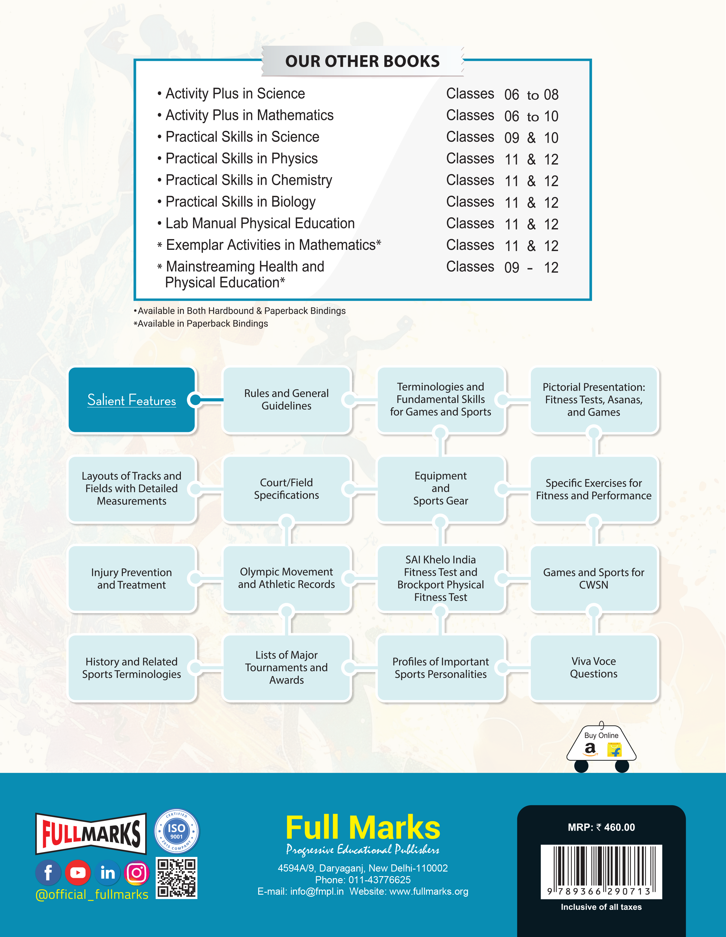 Full Marks Practical Manual Physical Education Class 12 | Based on Latest CBSE Syllabus
