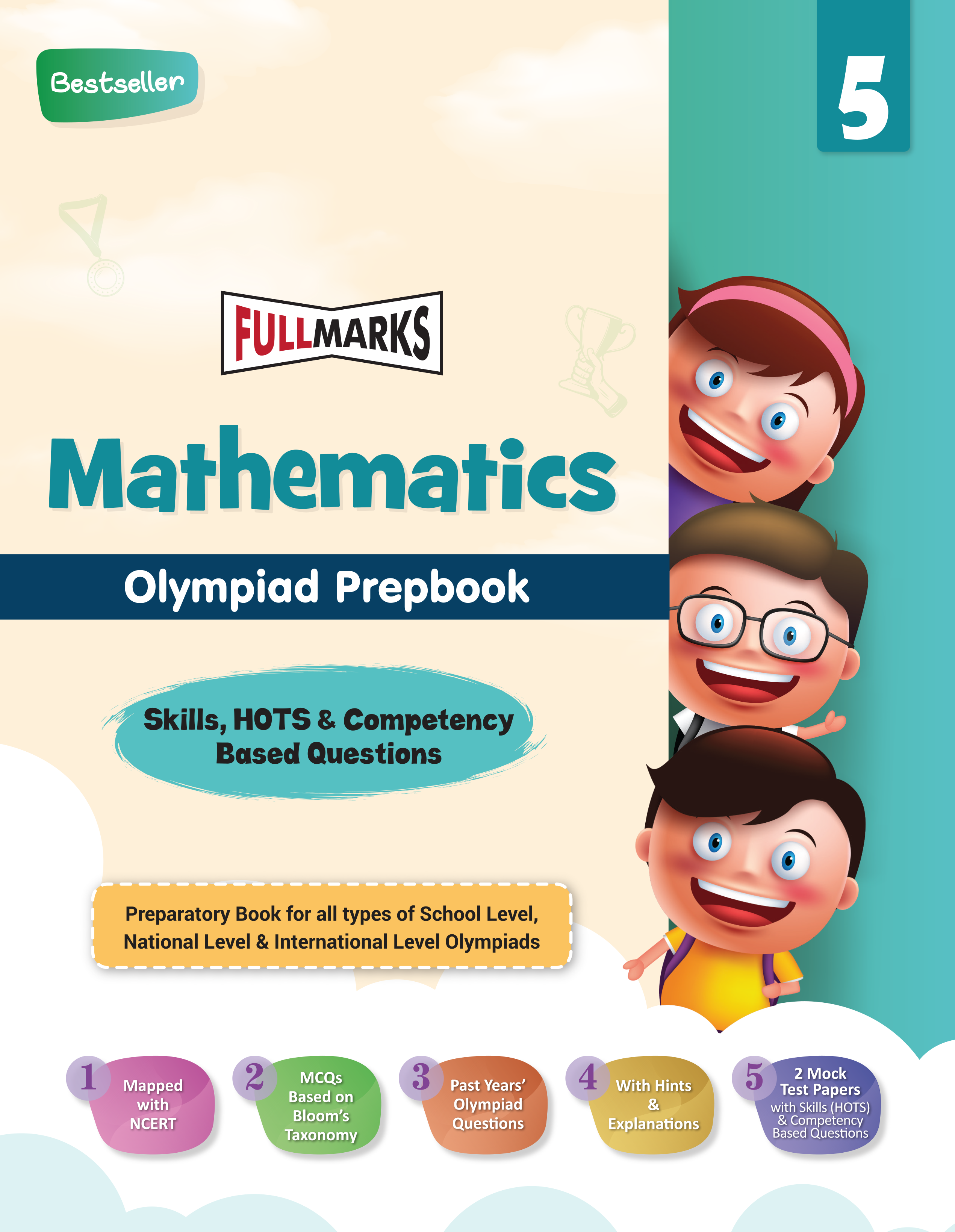 Class V Math Boo Buy Class 5 Math Olympiad Books for 2025 Exam – Full Marks