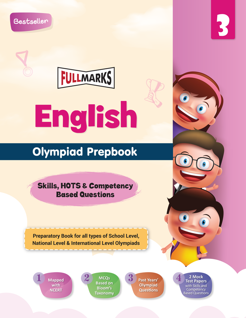 Buy Class 3 English Olympiad Books for 2025 Exam – Full Marks