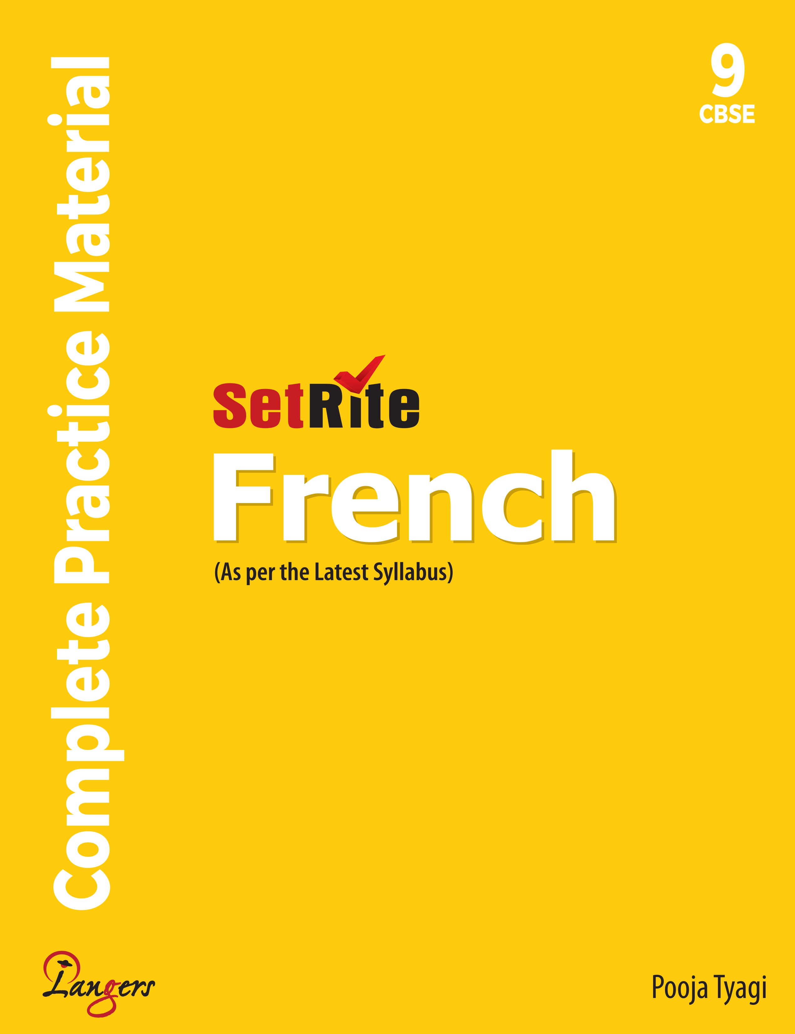 Langers SetRite French Complete Practice Material for Class 9 | As per Latest CBSE Syllabus