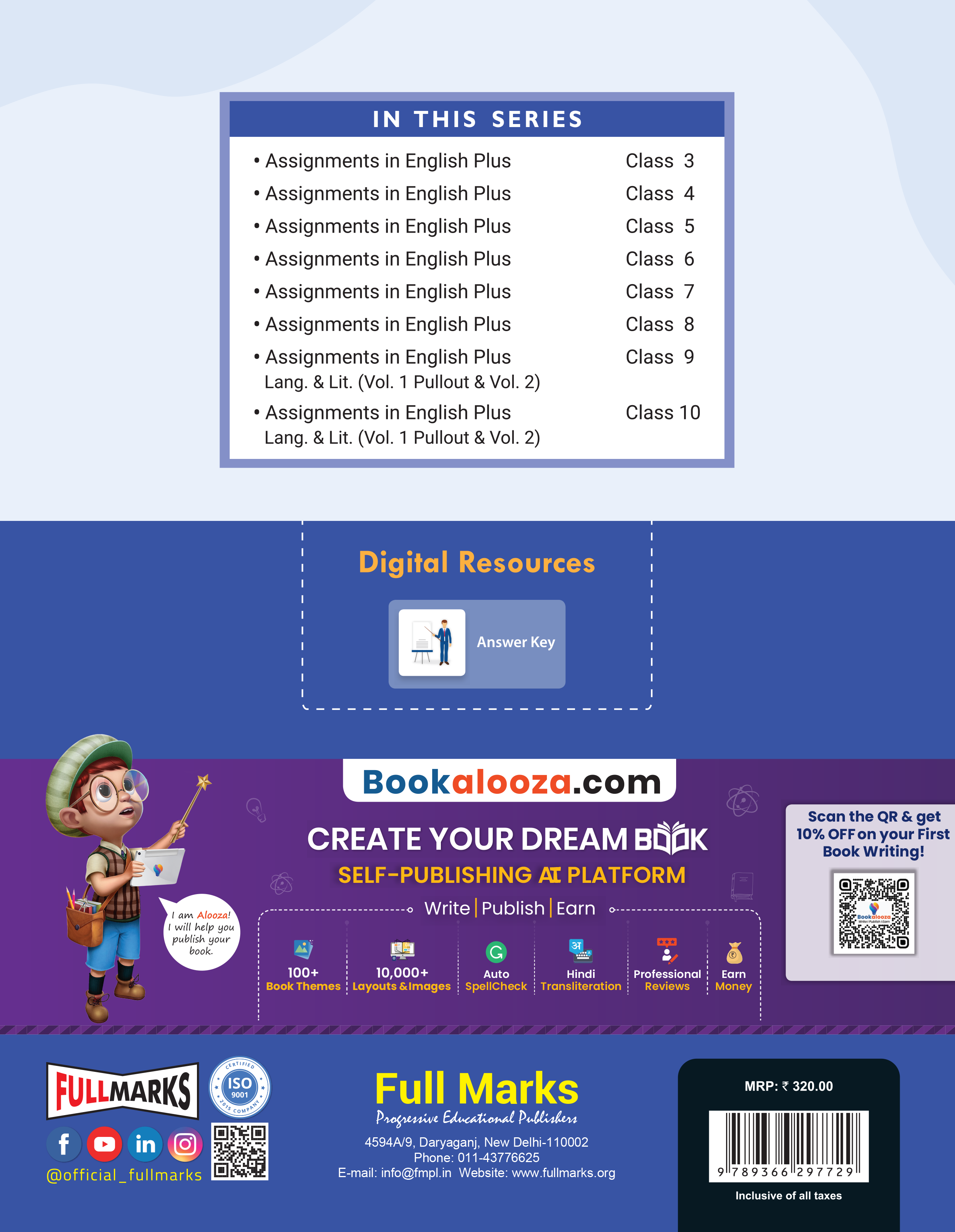 Full Marks Assignments in English Plus Ver.2 for Class 3