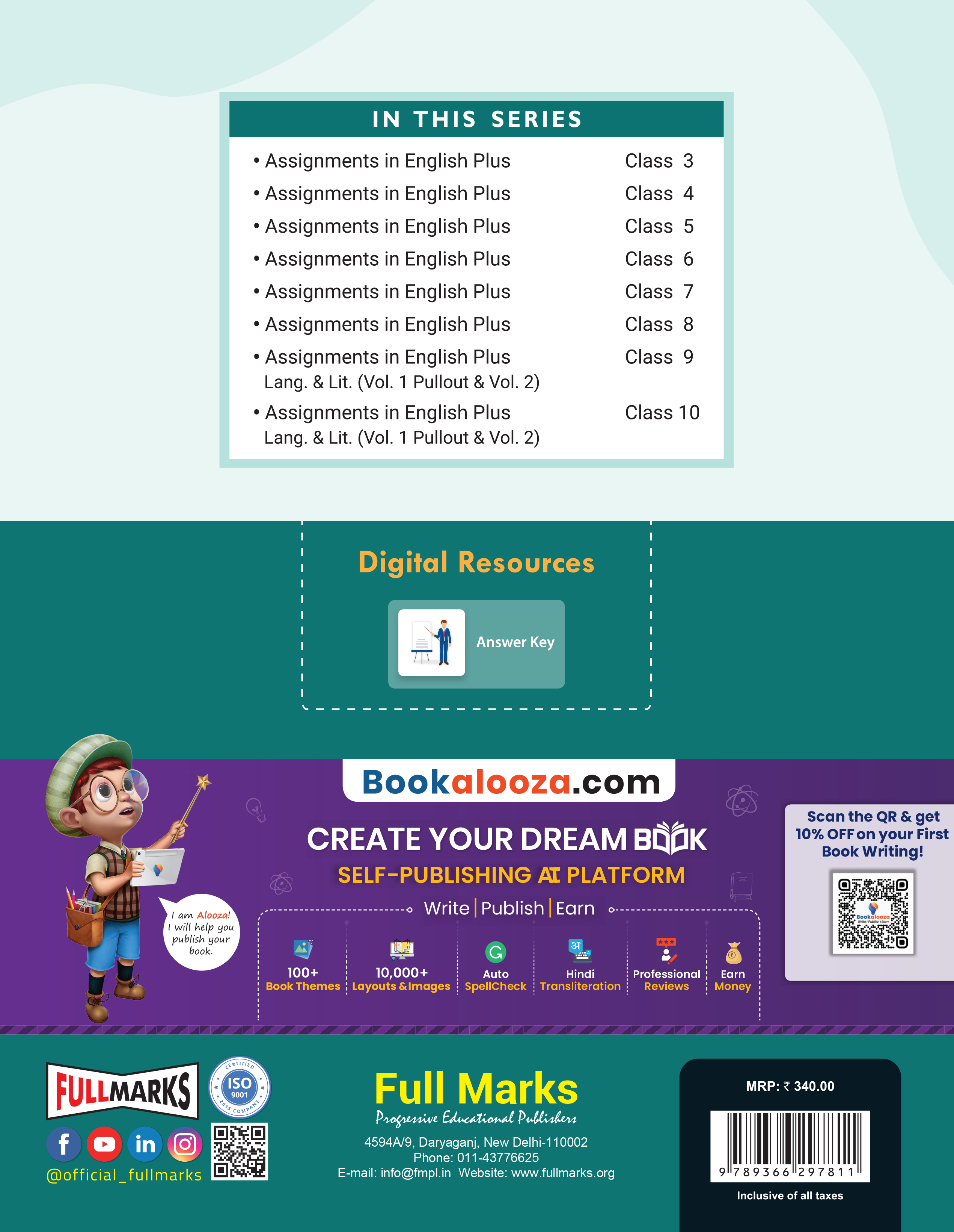 Full Marks Assignments in English Plus Ver.2 for Class 4