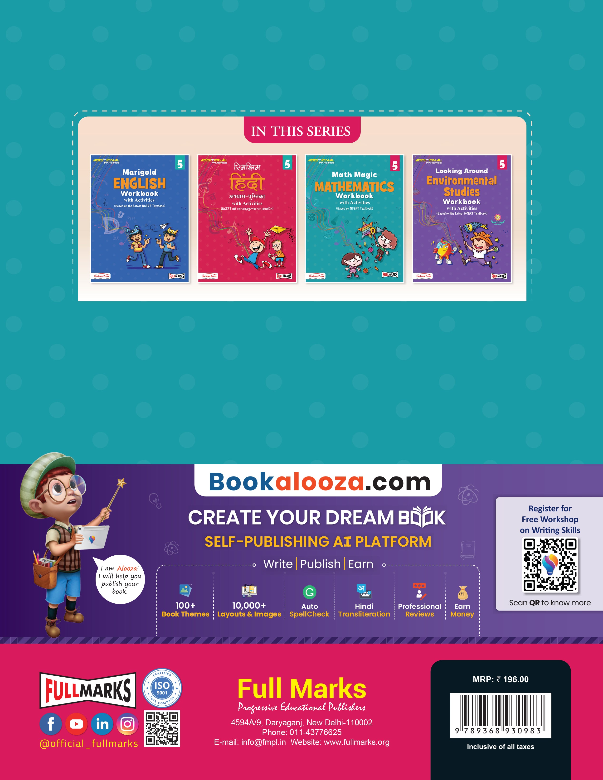 Full Marks Additional Practice – Mathematics Workbook (with activities) Class 5 | Based on NCERT Textbook Math Magic