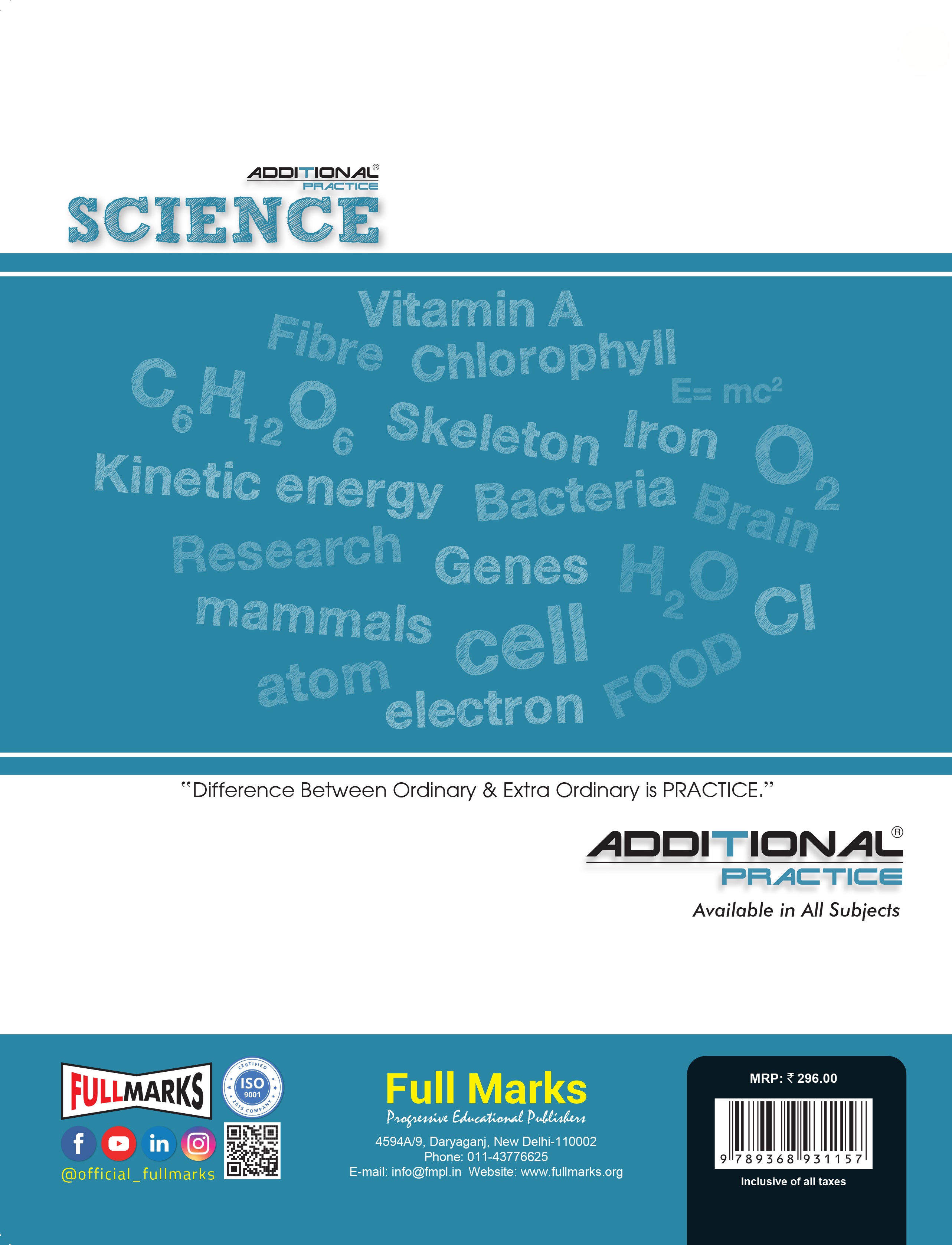 Full Marks Additional Practice – Science Worksheets Class 9 | Based on NCERT Textbook