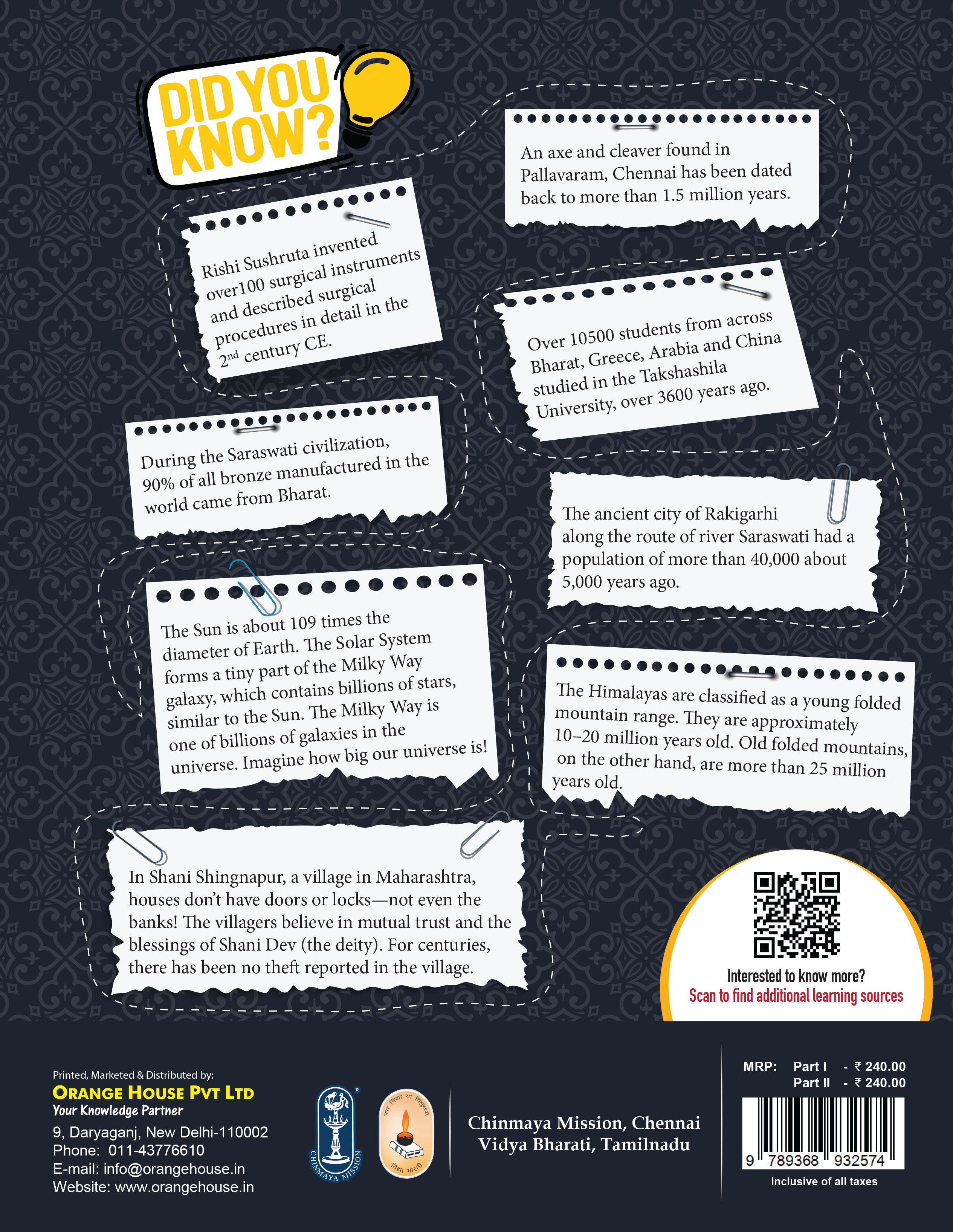 Orange House Radiant Bharat Social Science Textbook Part-1 for Class 6 | New Edition Based on NCF 2023