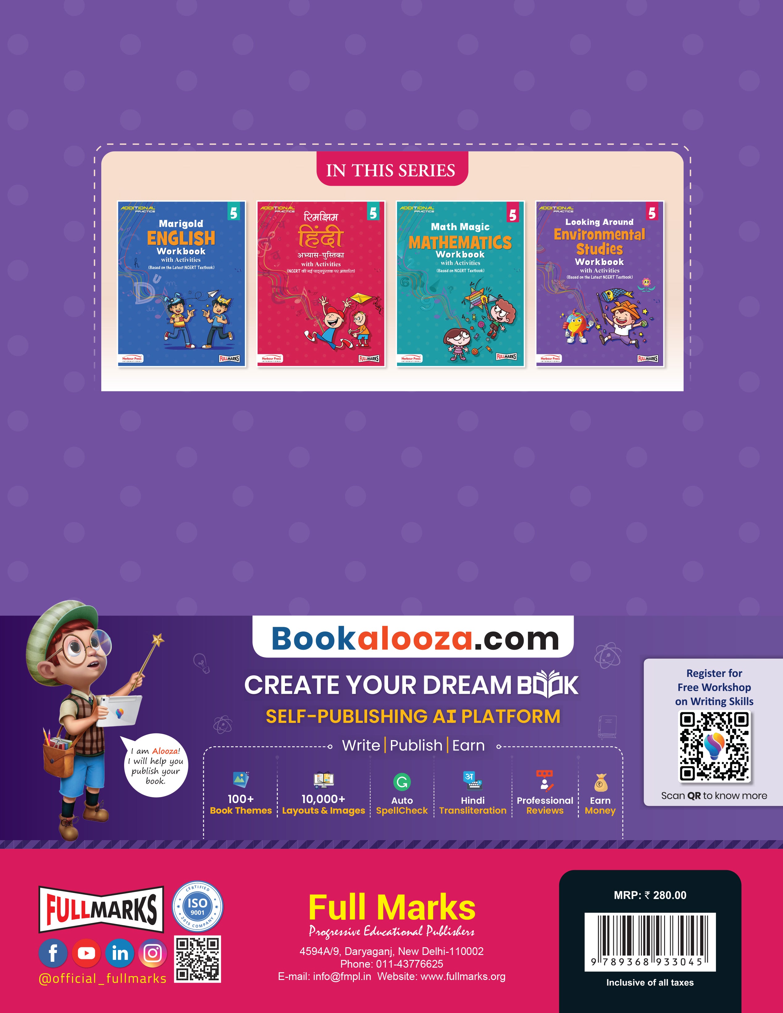 Full Marks Additional Practice – EVS Workbook (with activities) Class 5 | Based on NCERT Textbook Looking Around