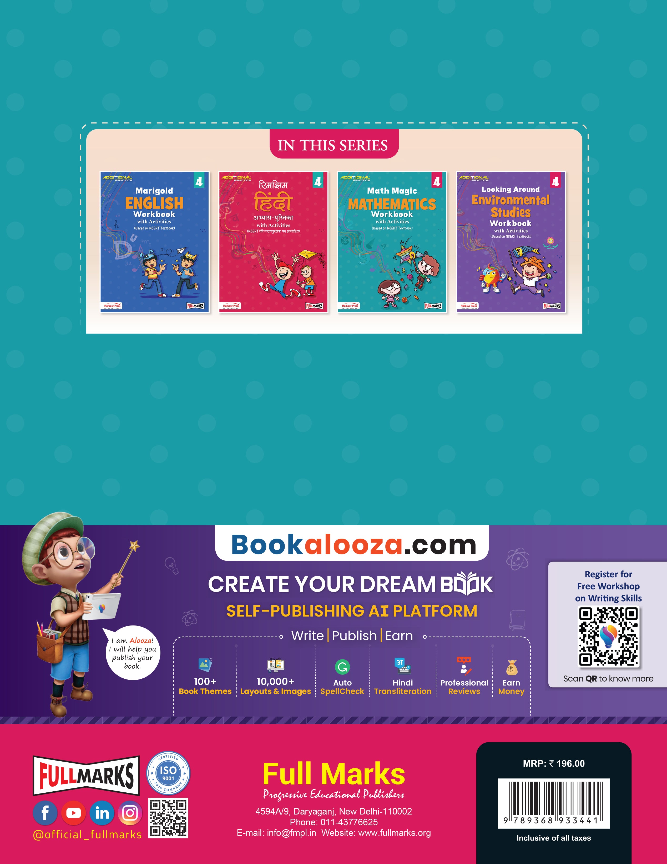 Full Marks Additional Practice – Mathematics Workbook (with activities) Class 4 | Based on NCERT Textbook Math Magic