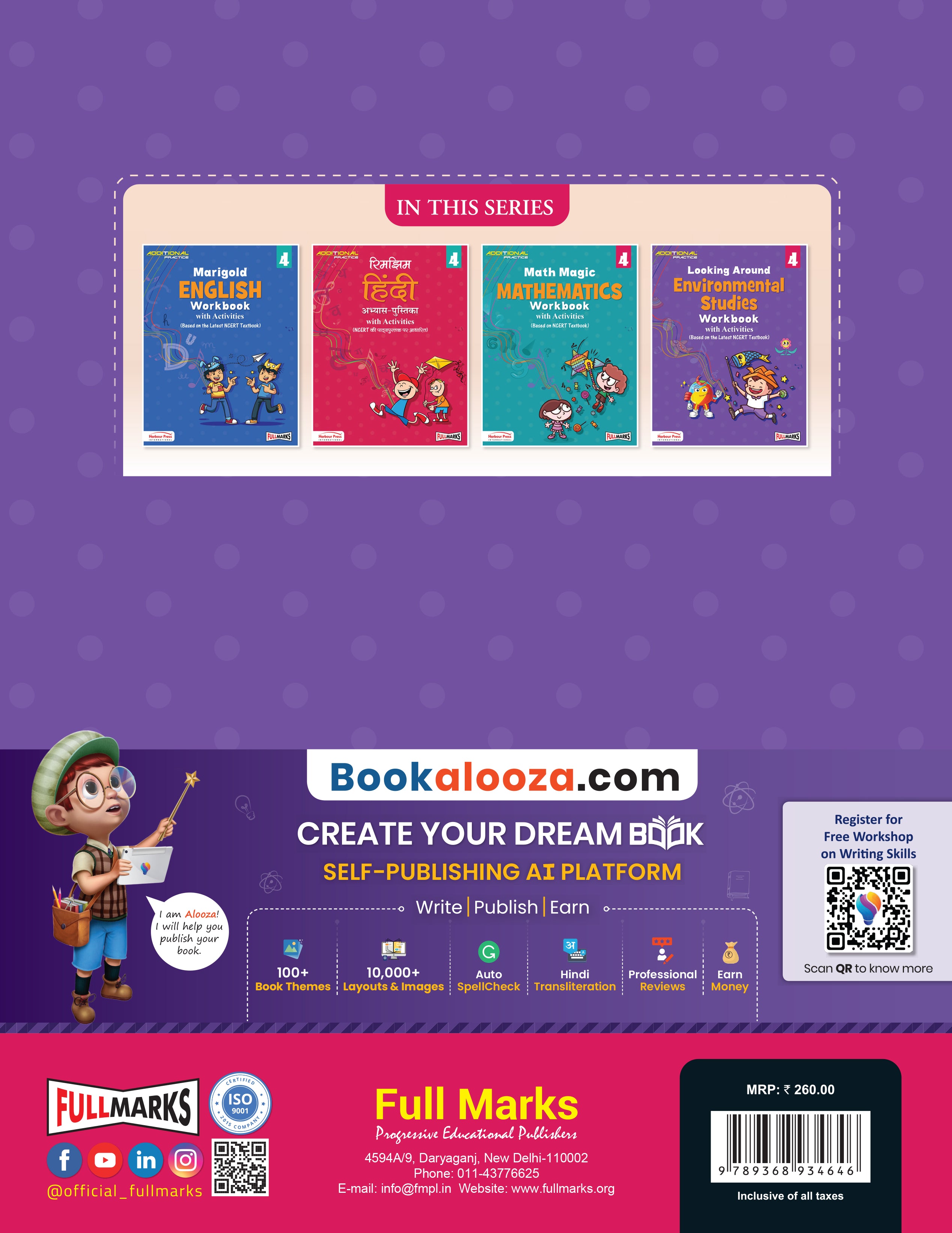 Full Marks Additional Practice – EVS Workbook (with activities) Class 4 | Based on NCERT Textbook Looking Around