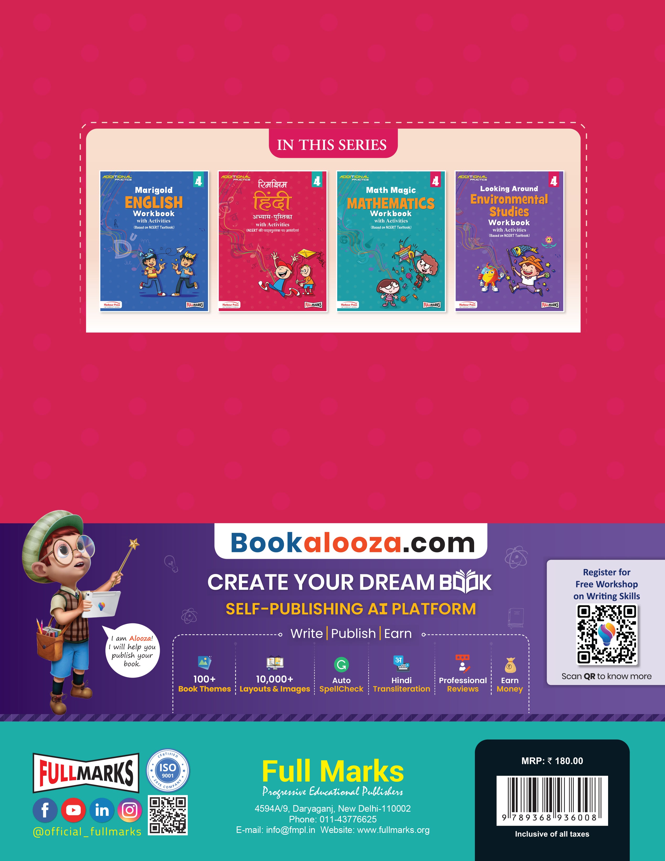 Full Marks Additional Practice – Hindi Workbook (with activities) Class 4 | Based on NCERT Textbook Rimjhim