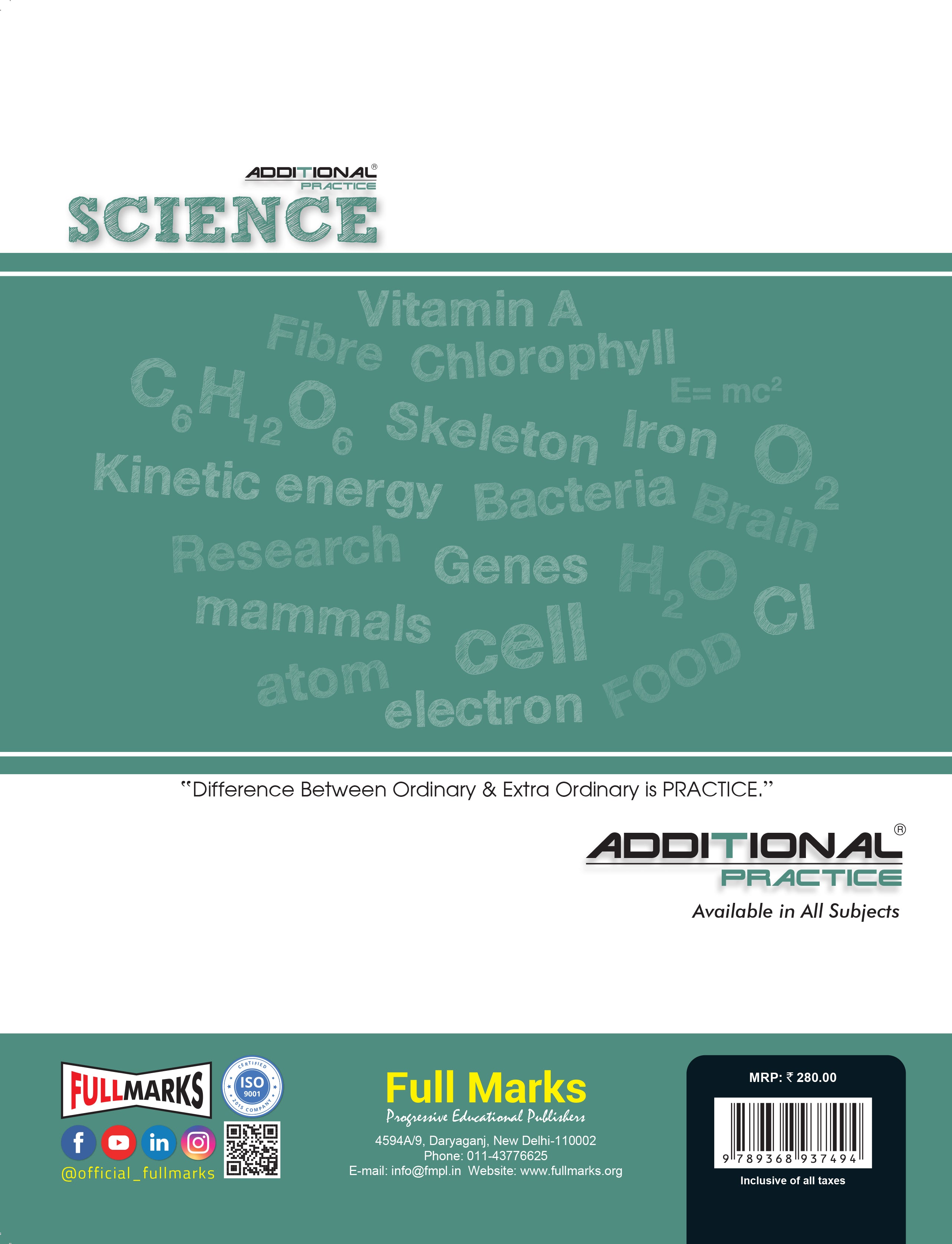 Full Marks Additional Practice – Science Worksheets Class 7 | Based on NCERT Textbook