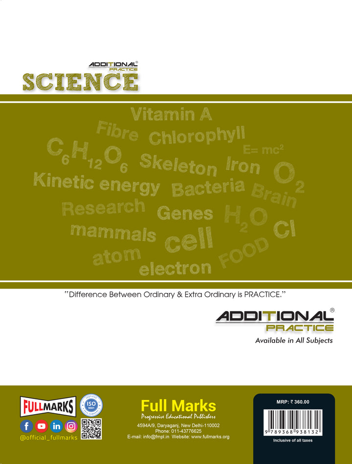 Full Marks Additional Practice – Science Worksheets Class 10 | Based o