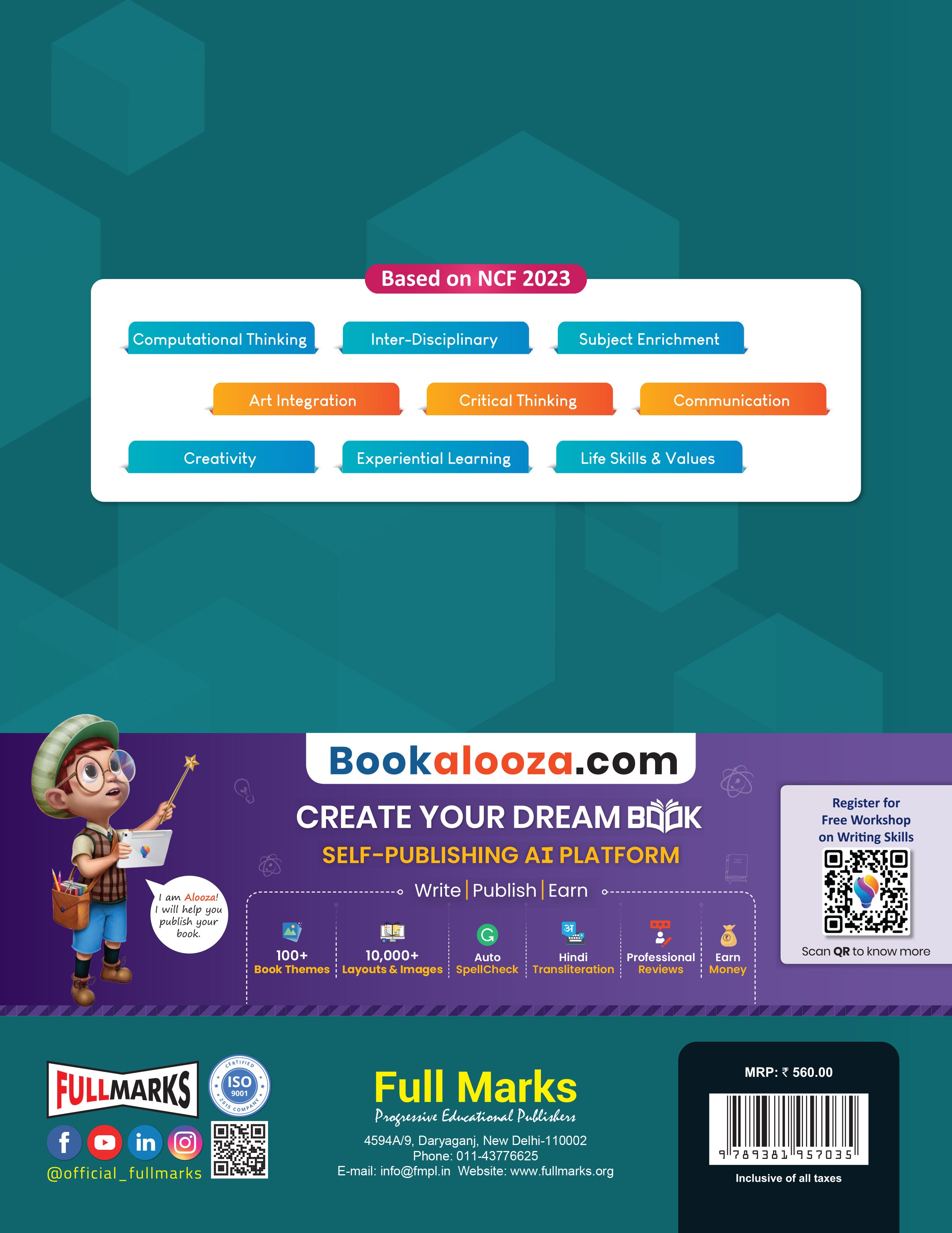 Full Marks Mathematics Manjeet Singh Ver 2. Textbook for Class 7 | Based on Latest CBSE Syllabus