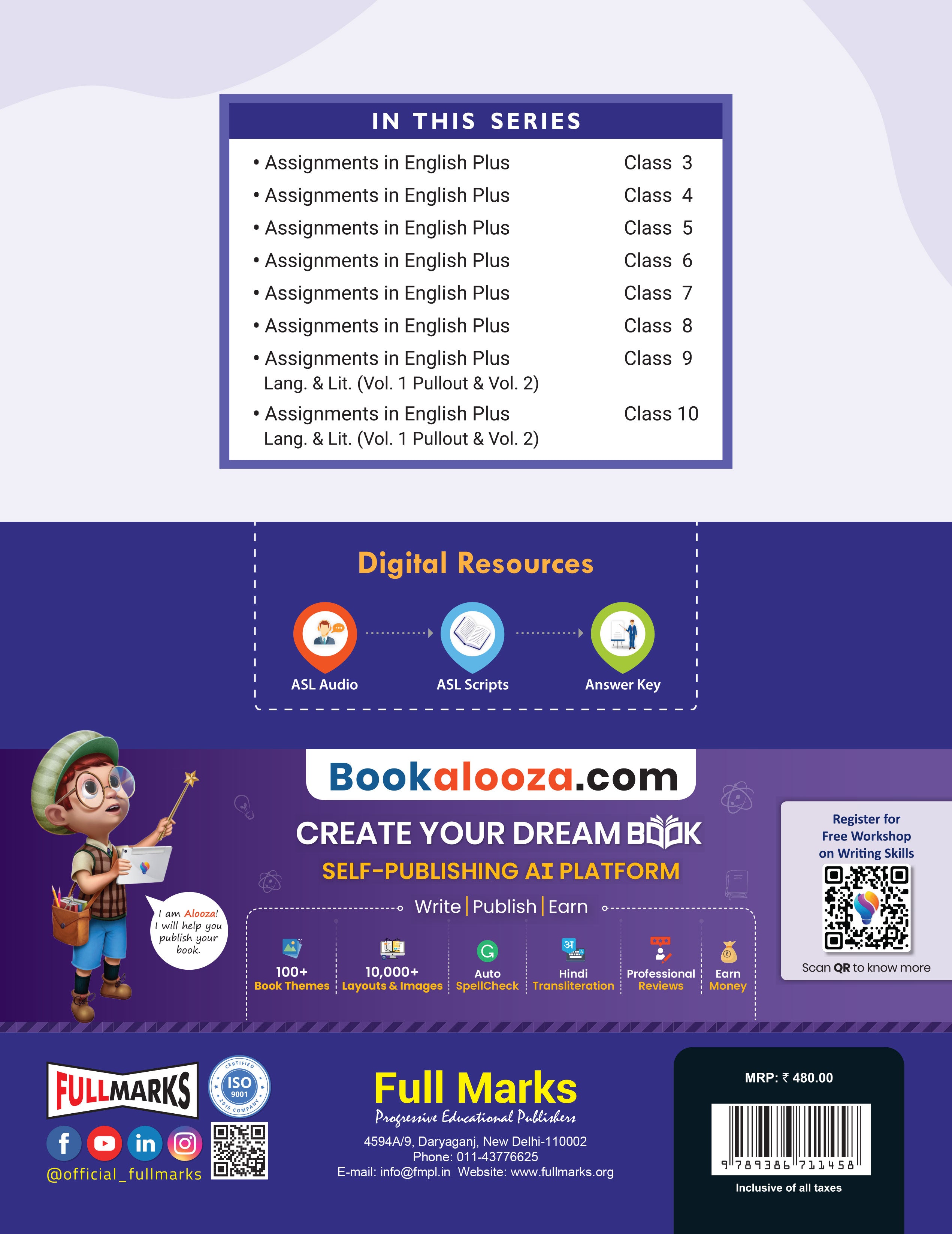 Full Marks Assignments in English Plus Language & Literature Class 9 Vol 1