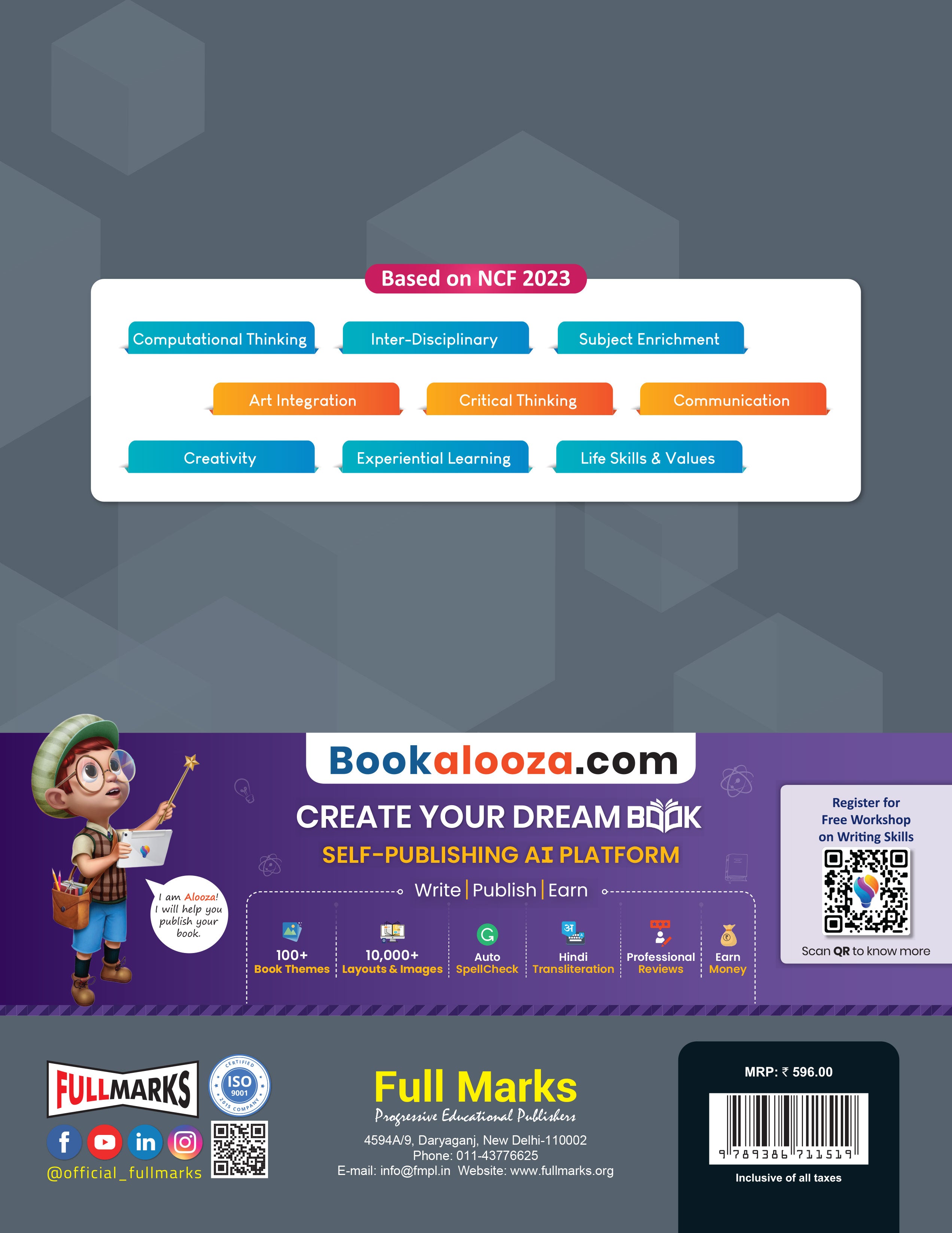 Full Marks Mathematics Manjeet Singh Ver 2. Textbook for Class 8 | Based on Latest CBSE Syllabus