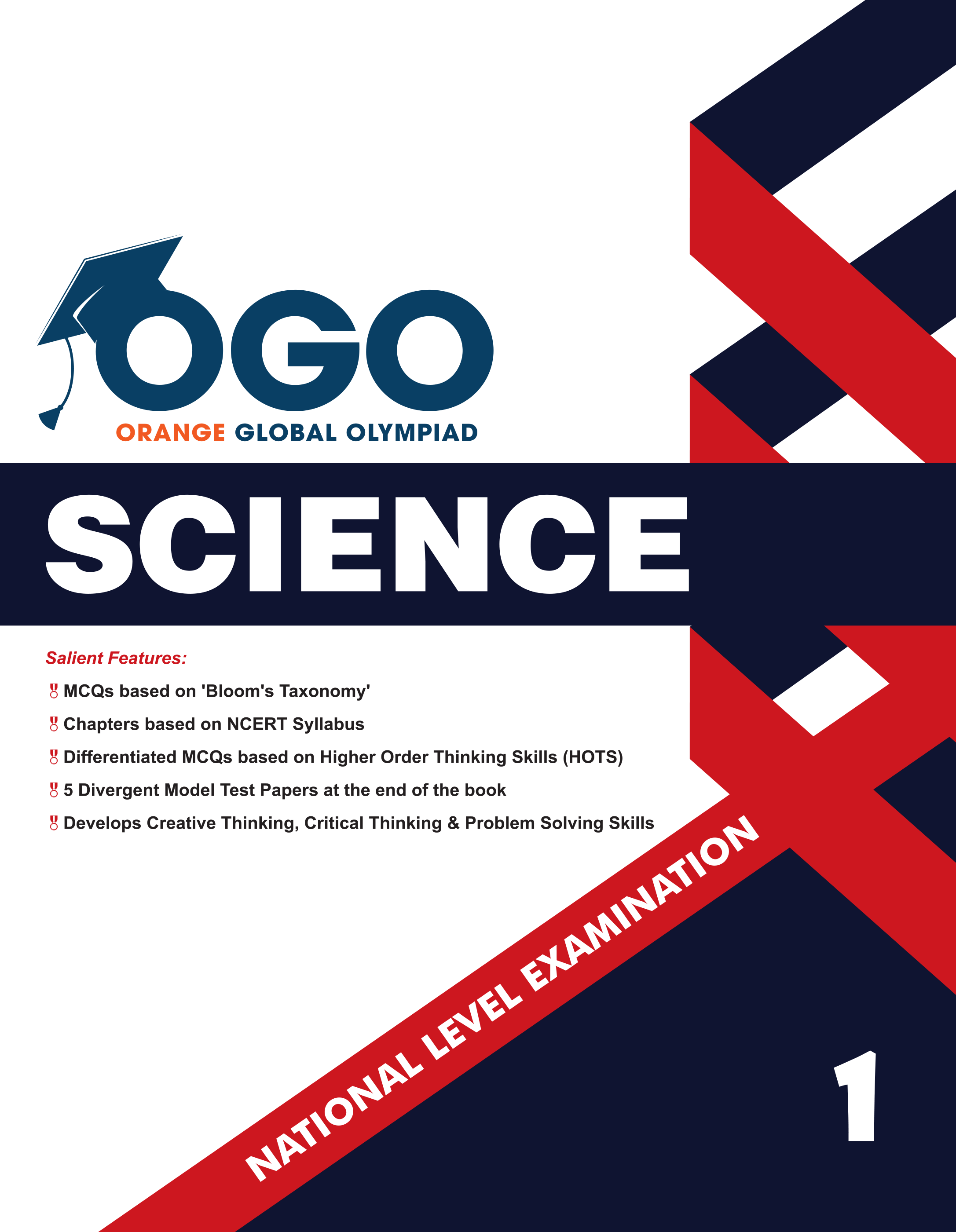 Full Marks Science NLE Olympiad Prep Book for Class 1: Aligned with Bloom's Taxonomy, NCERT Syllabus, HOTS, and Model Test Papers | Strengthens Problem-Solving Skills | Ideal for 2025 & 2026 Olympiads
