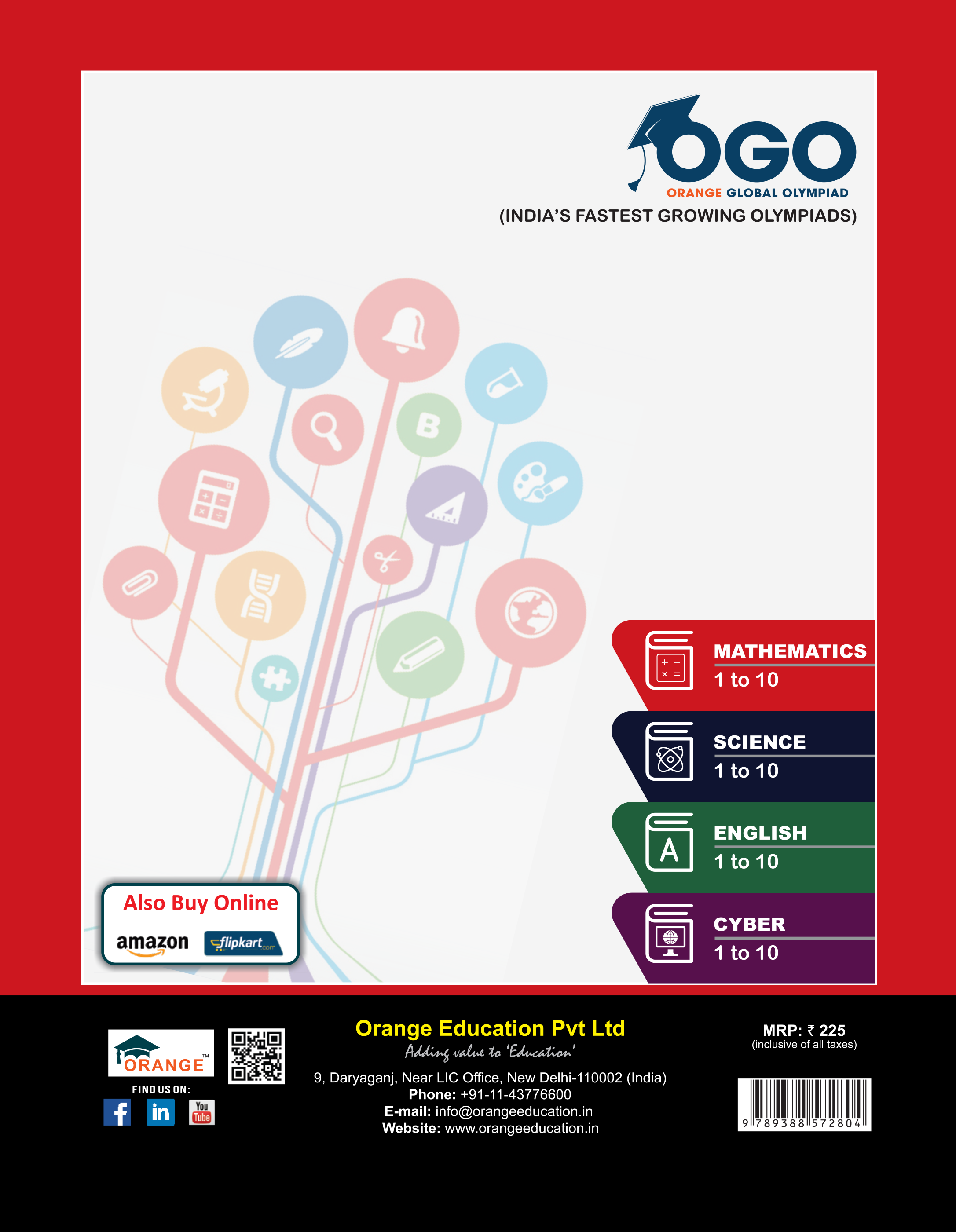 Full Marks Science NLE Olympiad Prep Book for Class 6: Aligned with Bloom's Taxonomy, NCERT Syllabus, HOTS, and Model Test Papers | Strengthens Problem-Solving Skills | Ideal for 2025 & 2026 Olympiads