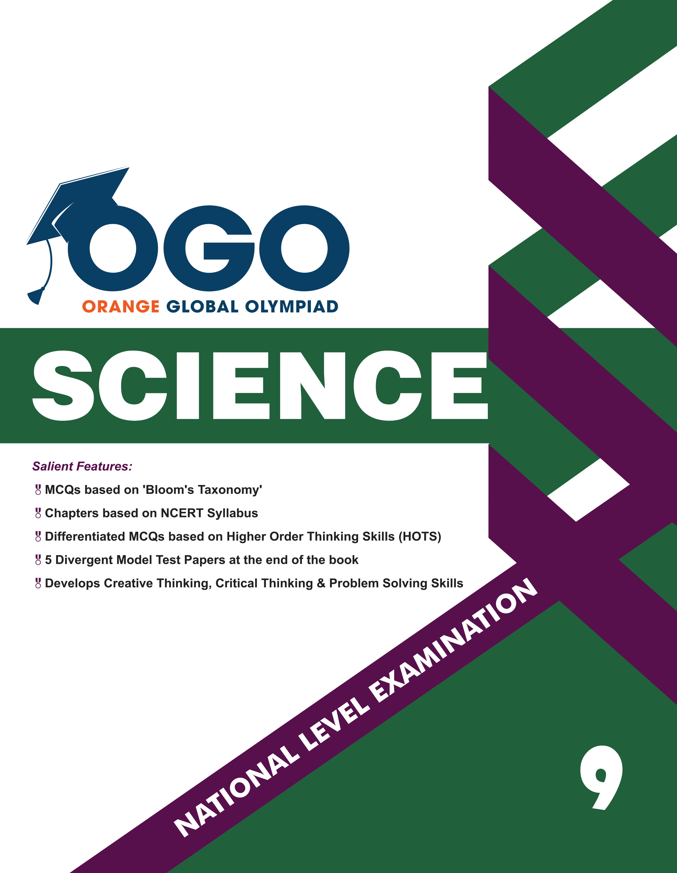 Full Marks Science NLE Olympiad Prep Book for Class 9: Aligned with Bloom's Taxonomy, NCERT Syllabus, HOTS, and Model Test Papers | Strengthens Problem-Solving Skills | Ideal for 2025 & 2026 Olympiads