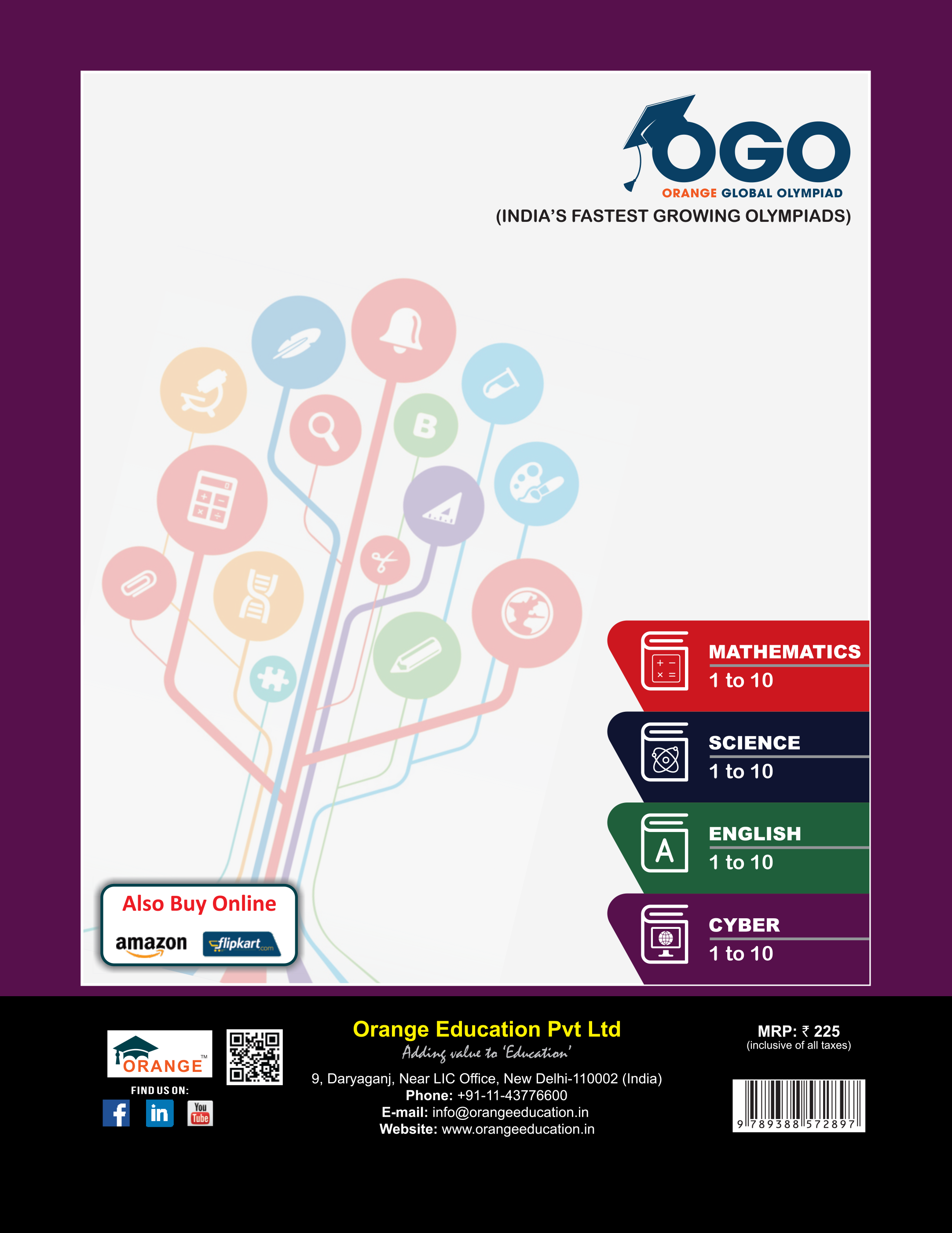 Full Marks Mathematics NLE Olympiad Prep Book for Class 4: Aligned with Bloom's Taxonomy, NCERT Syllabus, HOTS, and Model Test Papers | Strengthens Problem-Solving Skills | Ideal for 2025 & 2026 Olympiads