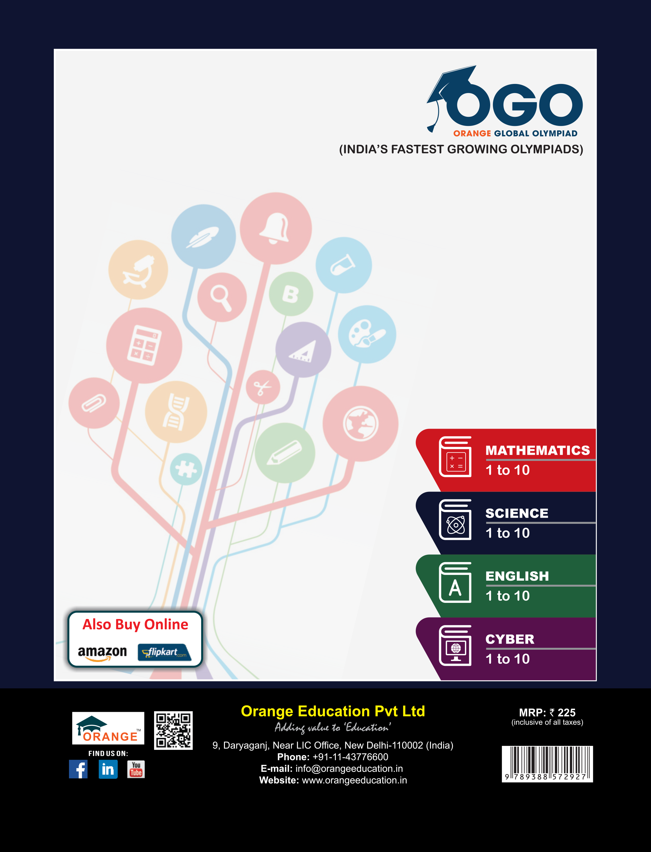 Full Marks Mathematics NLE Olympiad Prep Book for Class 7: Aligned with Bloom's Taxonomy, NCERT Syllabus, HOTS, and Model Test Papers | Strengthens Problem-Solving Skills | Ideal for 2025 & 2026 Olympiads