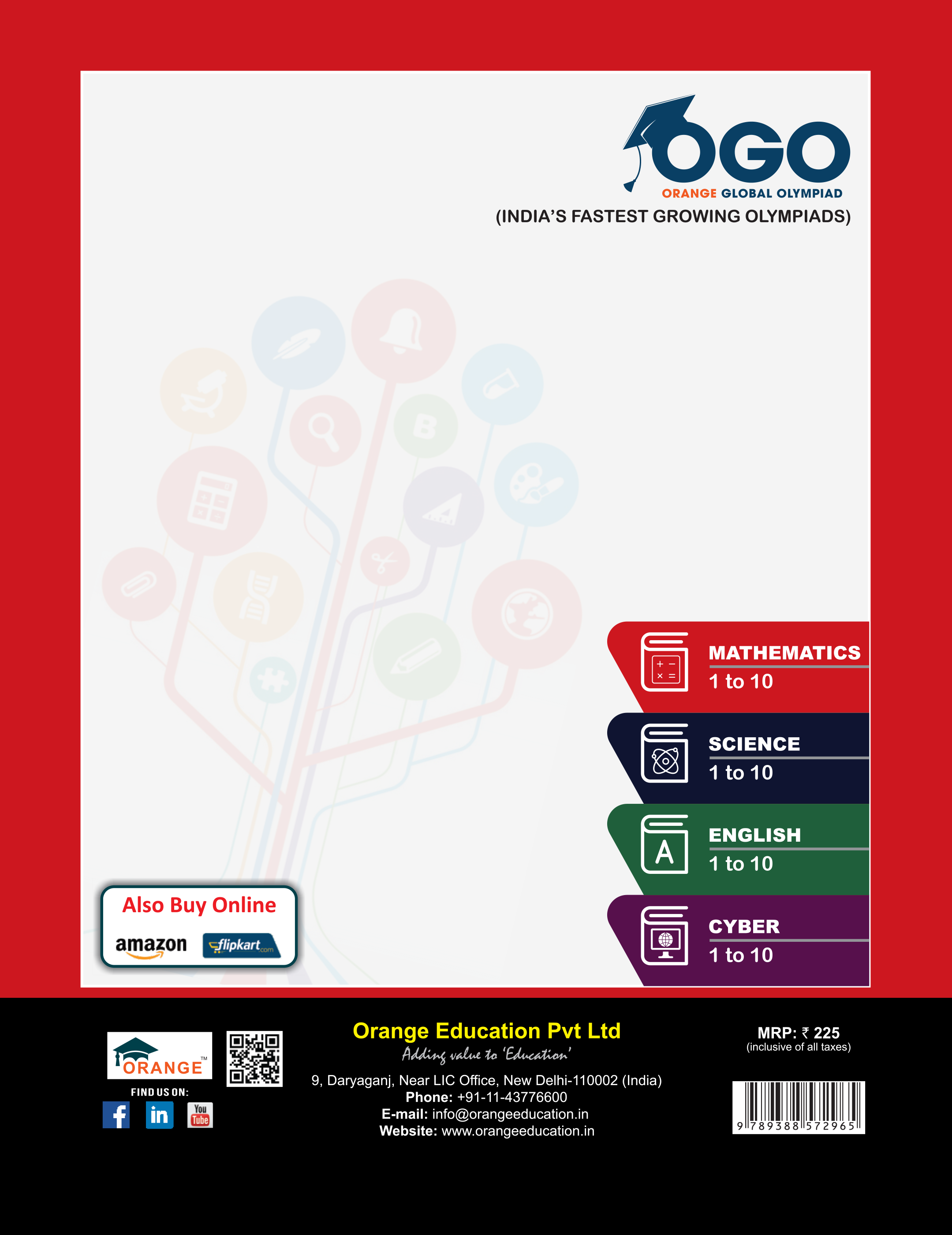 Full Marks English NLE Olympiad Prep Book for Class 1: Aligned with Bloom's Taxonomy, NCERT Syllabus, HOTS, and Model Test Papers | Strengthens Problem-Solving Skills | Ideal for 2025 & 2026 Olympiads