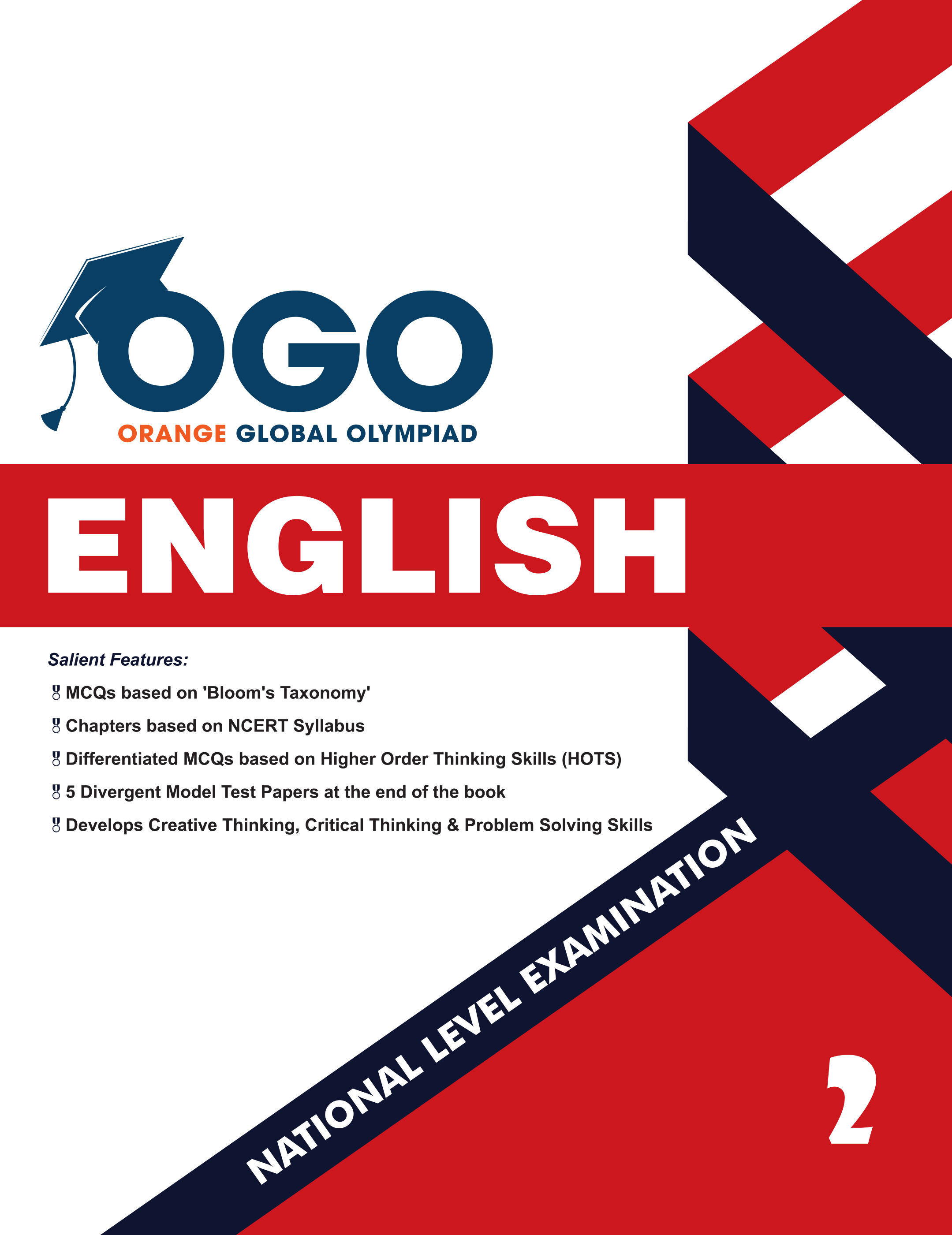 Full Marks English NLE Olympiad Prep Book for Class 2: Aligned with Bloom's Taxonomy, NCERT Syllabus, HOTS, and Model Test Papers | Strengthens Problem-Solving Skills | Ideal for 2025 & 2026 Olympiads