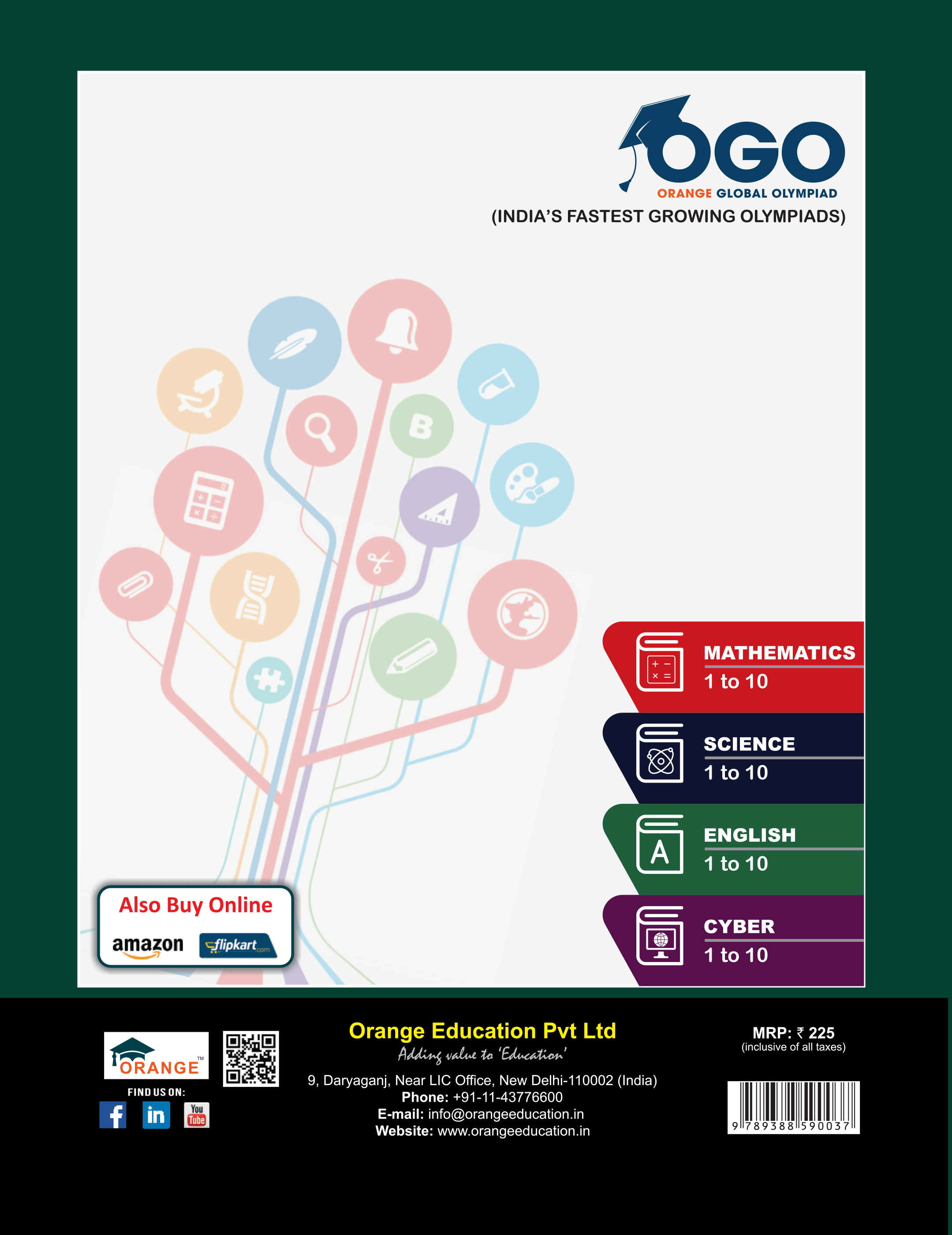 Full Marks English NLE Olympiad Prep Book for Class 5: Aligned with Bloom's Taxonomy, NCERT Syllabus, HOTS, and Model Test Papers | Strengthens Problem-Solving Skills | Ideal for 2025 & 2026 Olympiads