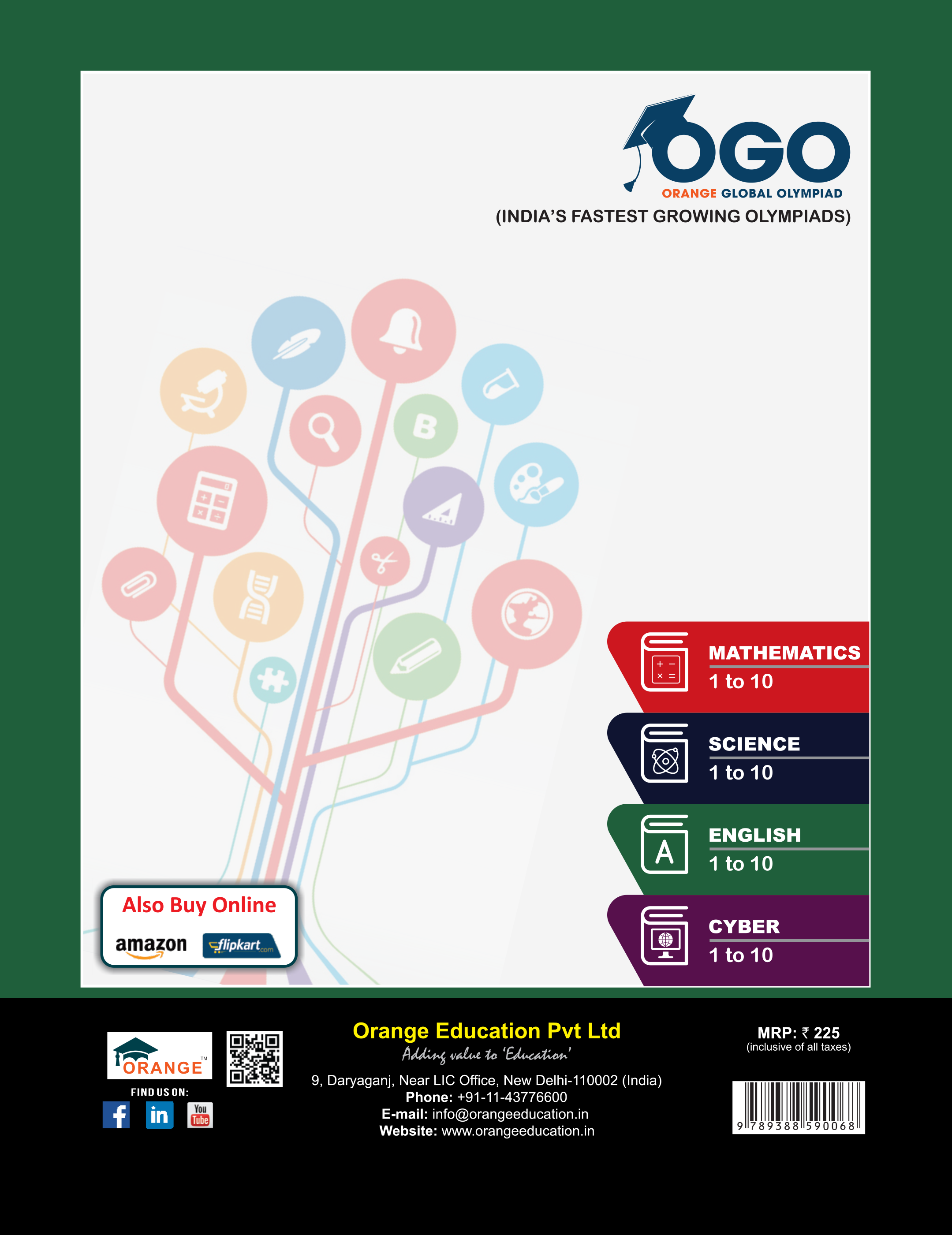 Full Marks English NLE Olympiad Prep Book for Class 8: Aligned with Bloom's Taxonomy, NCERT Syllabus, HOTS, and Model Test Papers | Strengthens Problem-Solving Skills | Ideal for 2025 & 2026 Olympiads