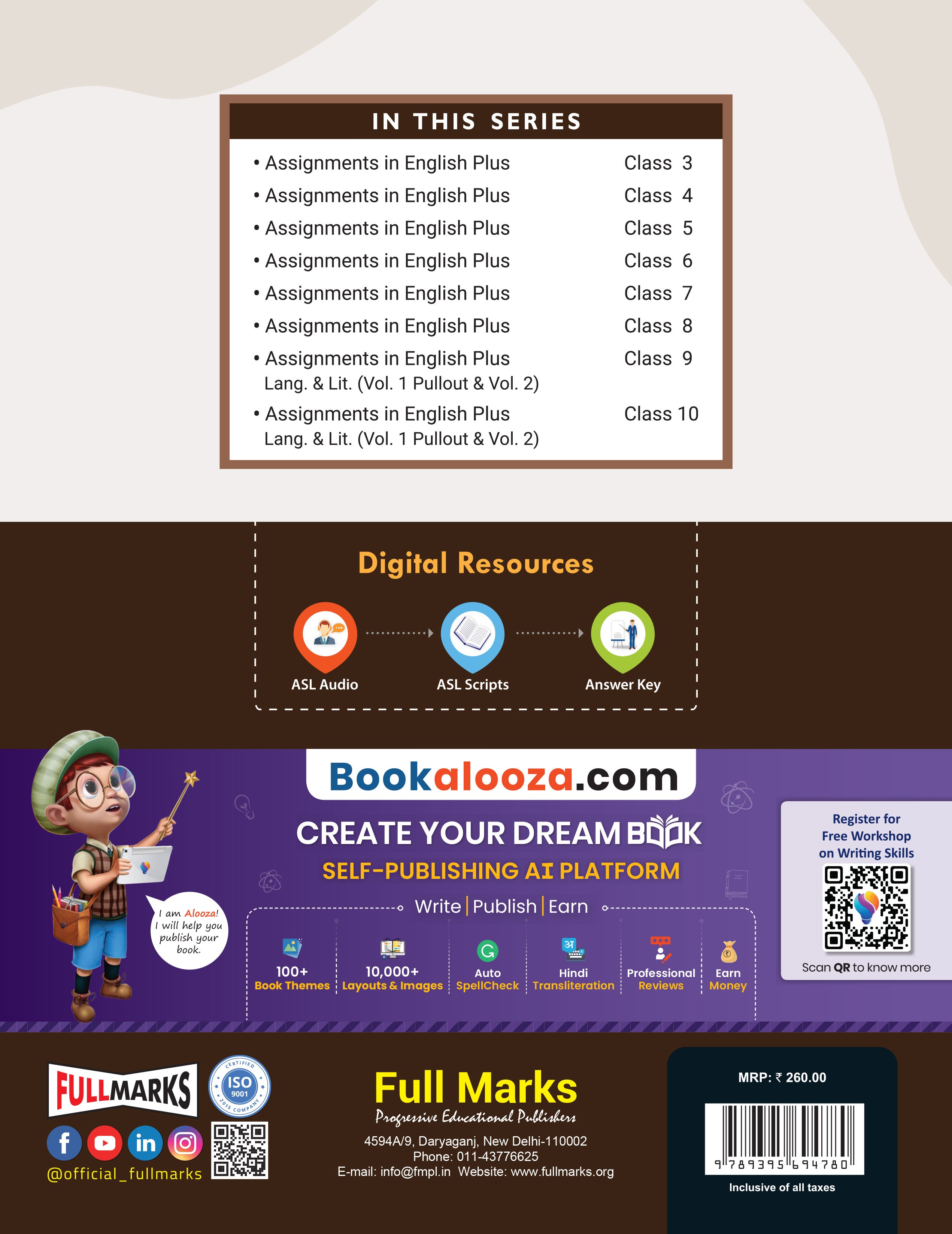 Full Marks Assignments in English Plus Language & Literature Class 10 Vol 2