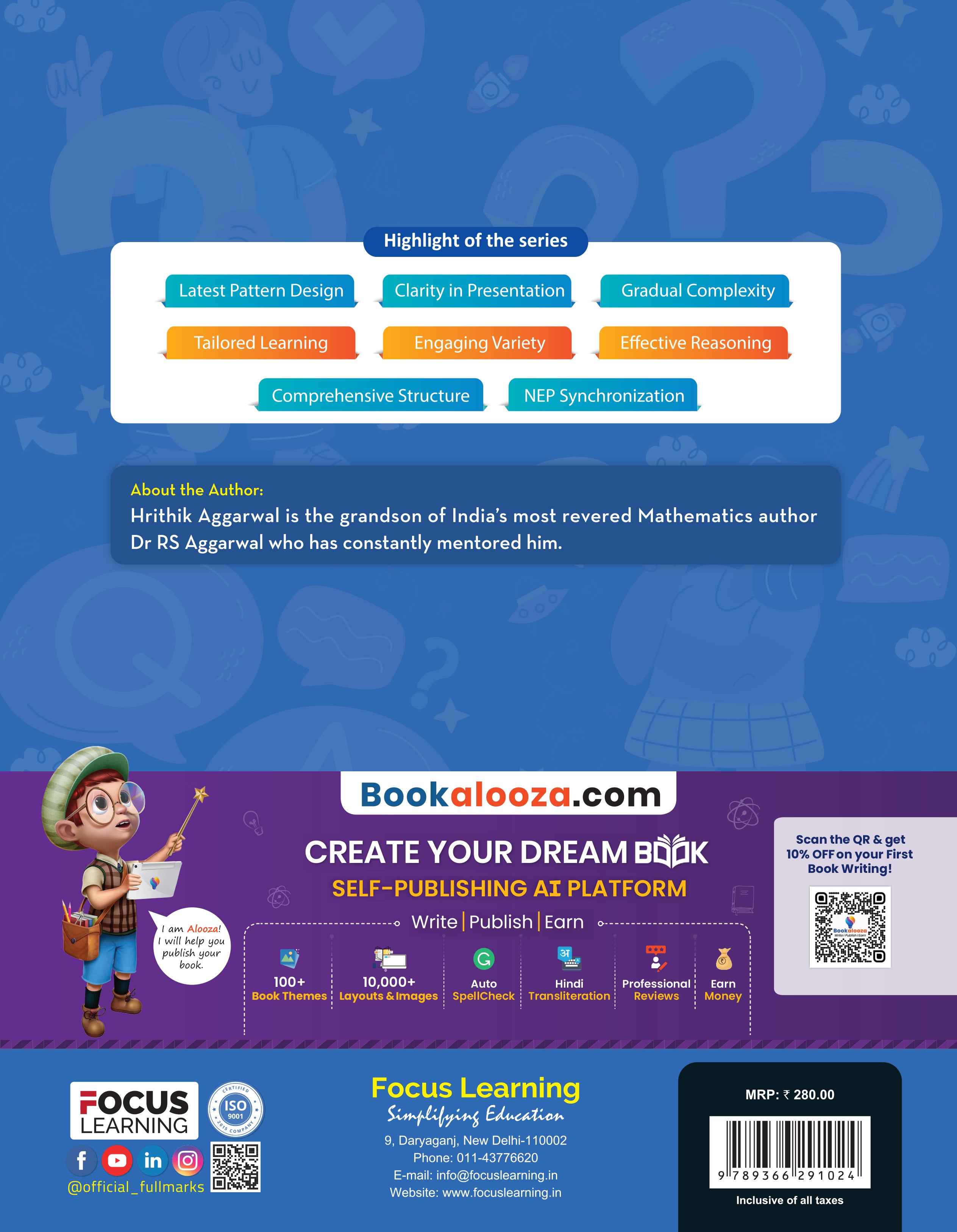 Focus Learning Junior Thinkers Ver. 1 for Class 1 | A Journey to Reasoning and Aptitude | In Accordance with NCF 2023