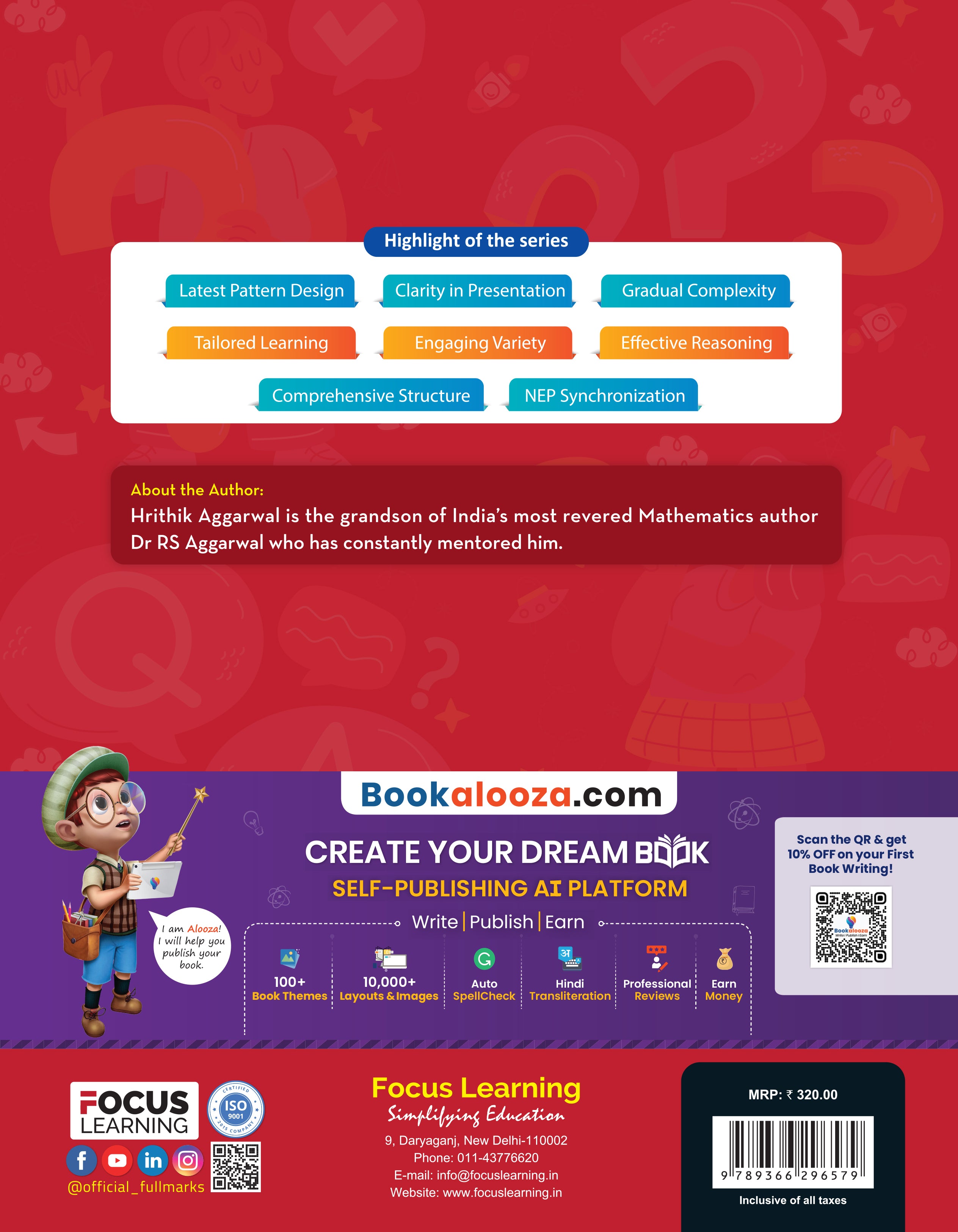 Focus Learning Junior Thinkers Ver. 1 for Class 4 | A Journey to Reasoning and Aptitude | In Accordance with NCF 2023