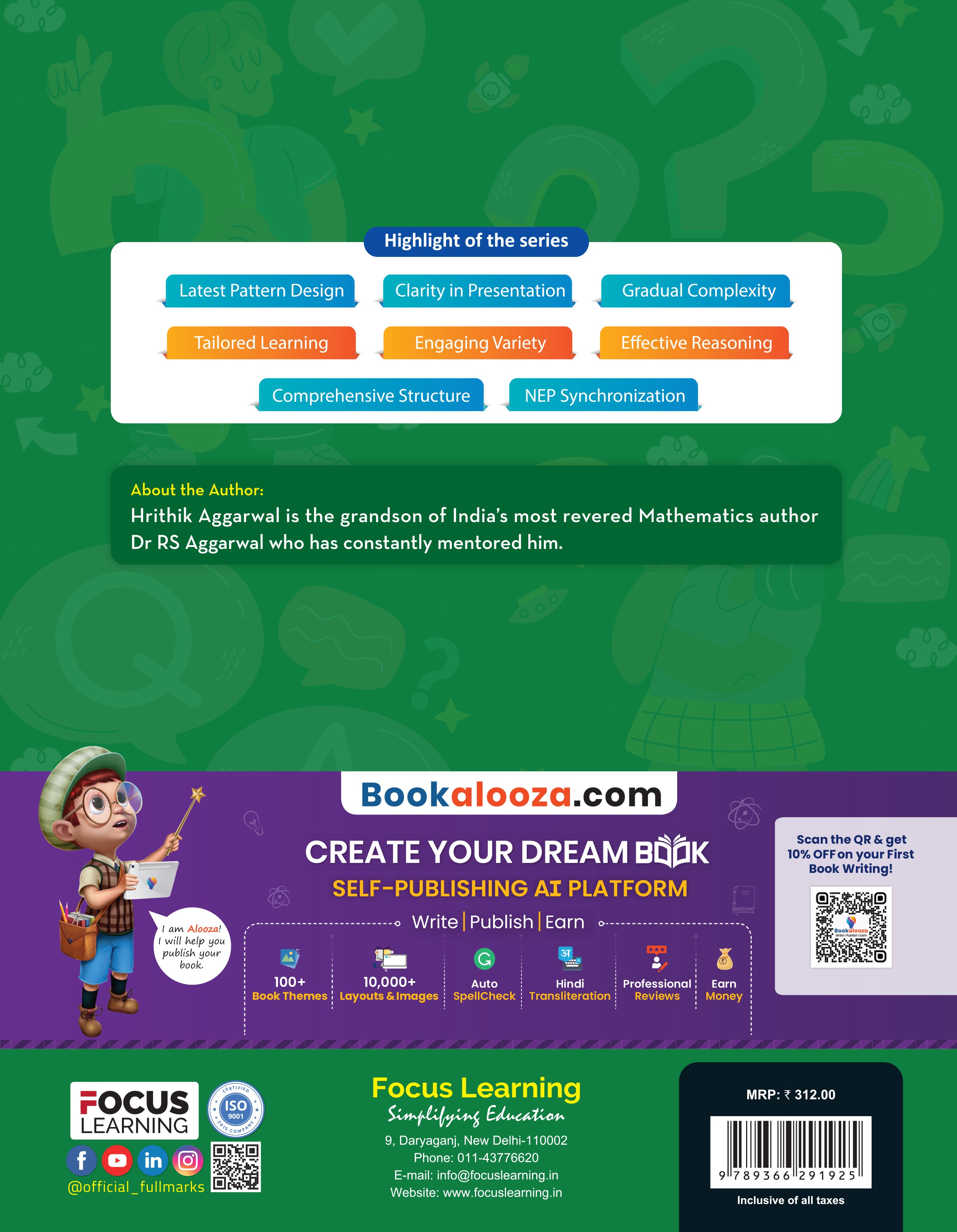 Focus Learning Junior Thinkers Ver. 1 for Class 3 | A Journey to Reasoning and Aptitude | In Accordance with NCF 2023