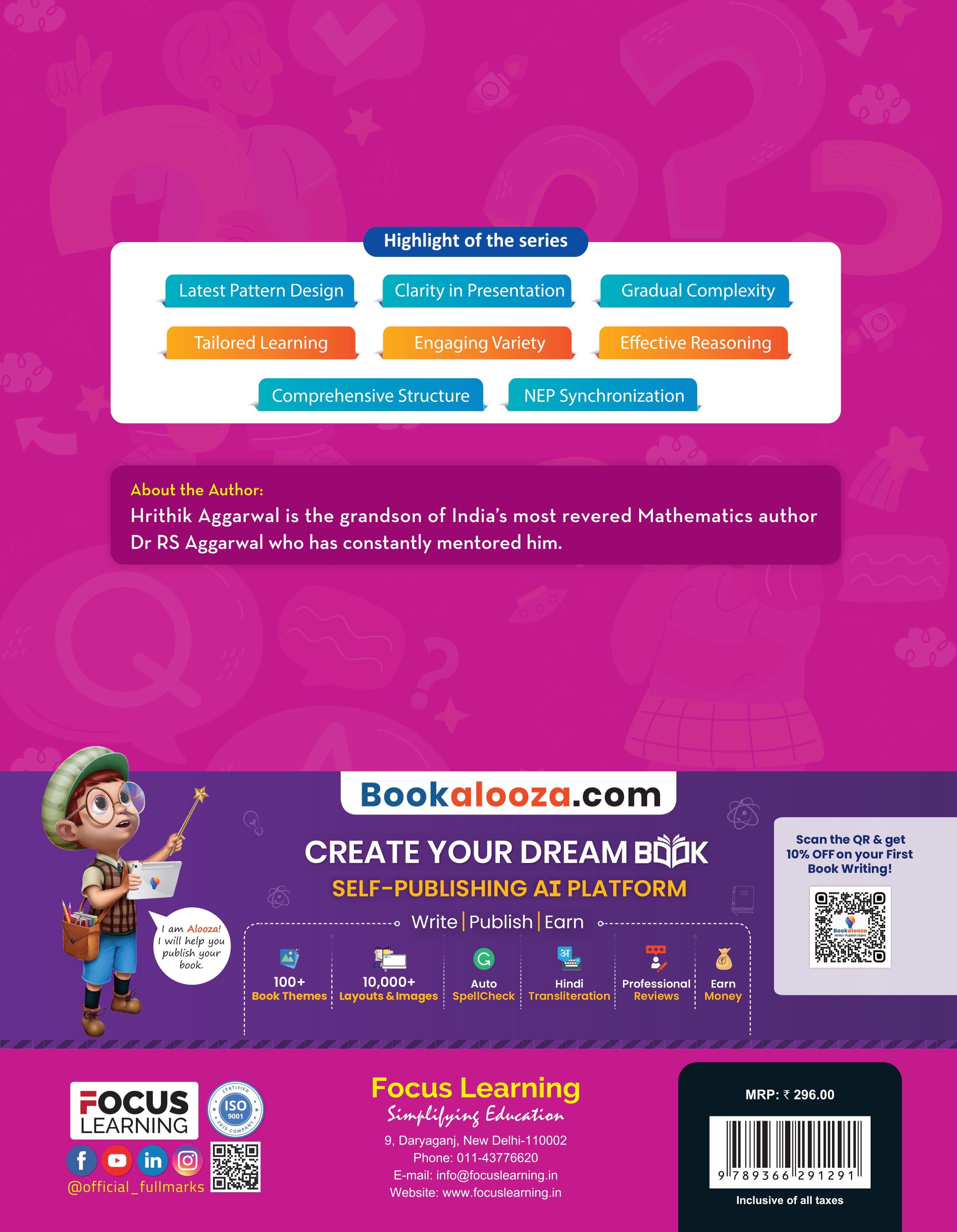 Focus Learning Junior Thinkers Ver. 1 for Class 2 | A Journey to Reasoning and Aptitude | In Accordance with NCF 2023