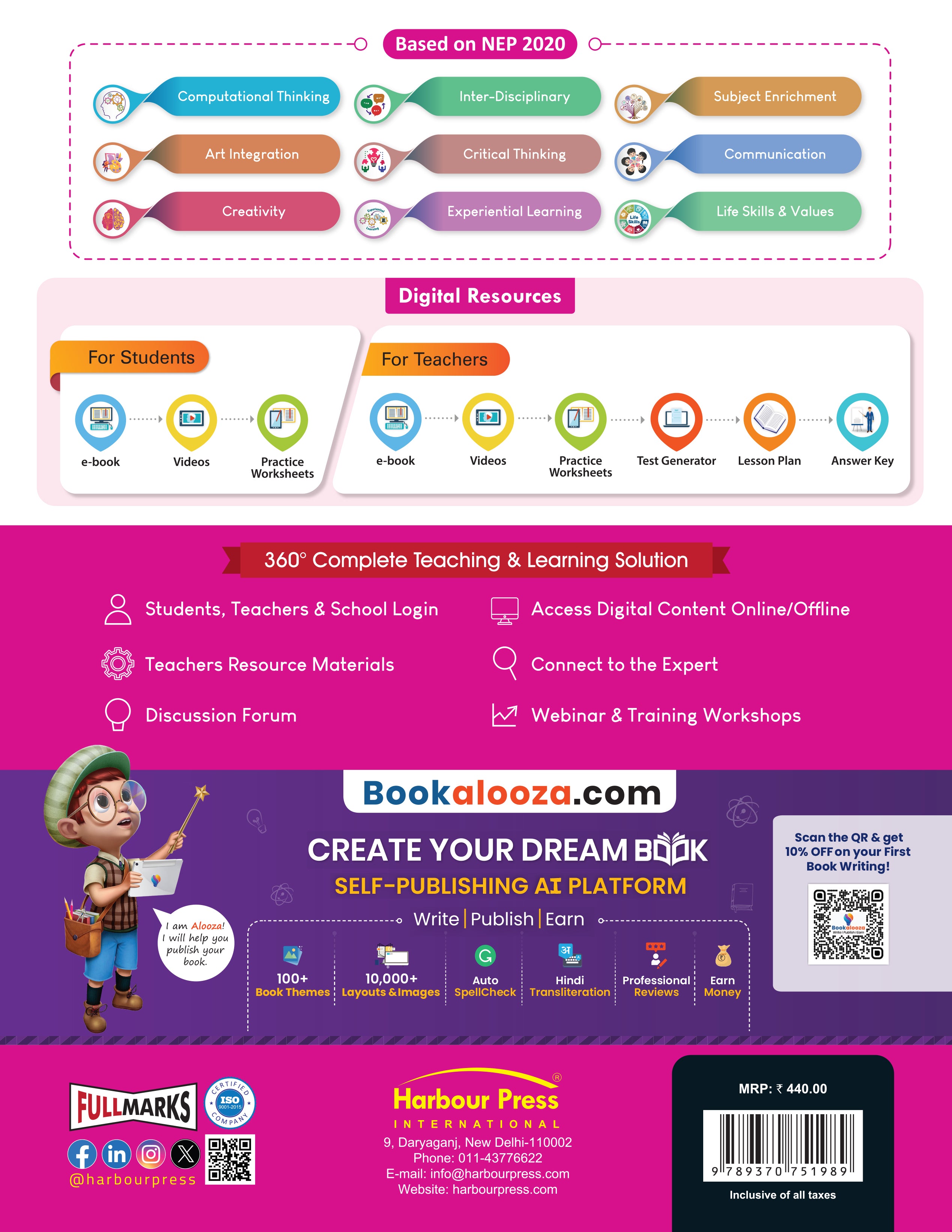 Harbour Press Vat Vriksha Hindi Pathyapustak Ver. 2 for Class 2 | Text-cum-Workbook | Foundational Stage | In Accordance with NCF 2023
