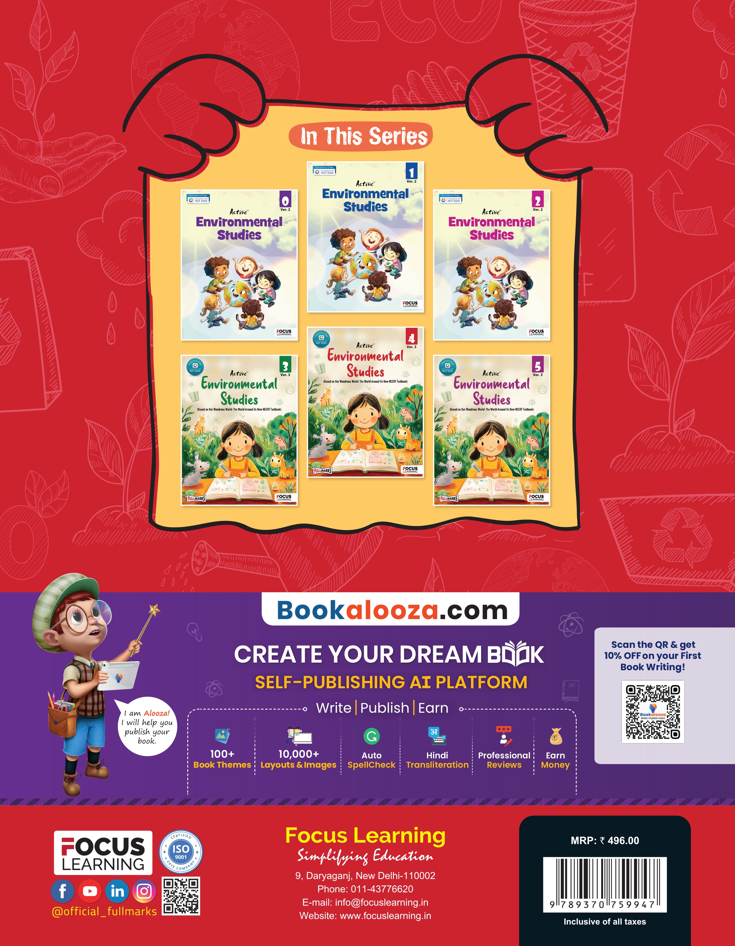 Focus Learning Active Environmental Studies Ver. 3 for Class 4 | Based on New NCERT Textbook Our Wondrous World | In Accordance with NCF 2023