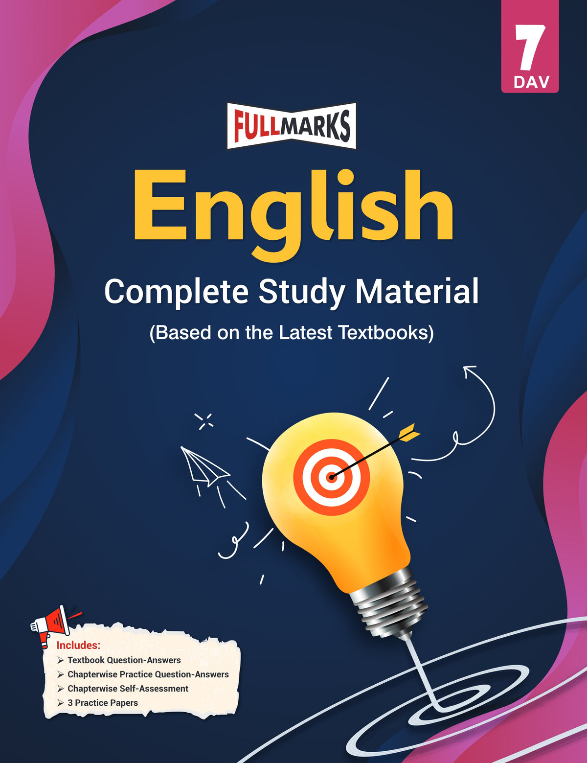 Full Marks DAV English Class 7 Complete Study Material