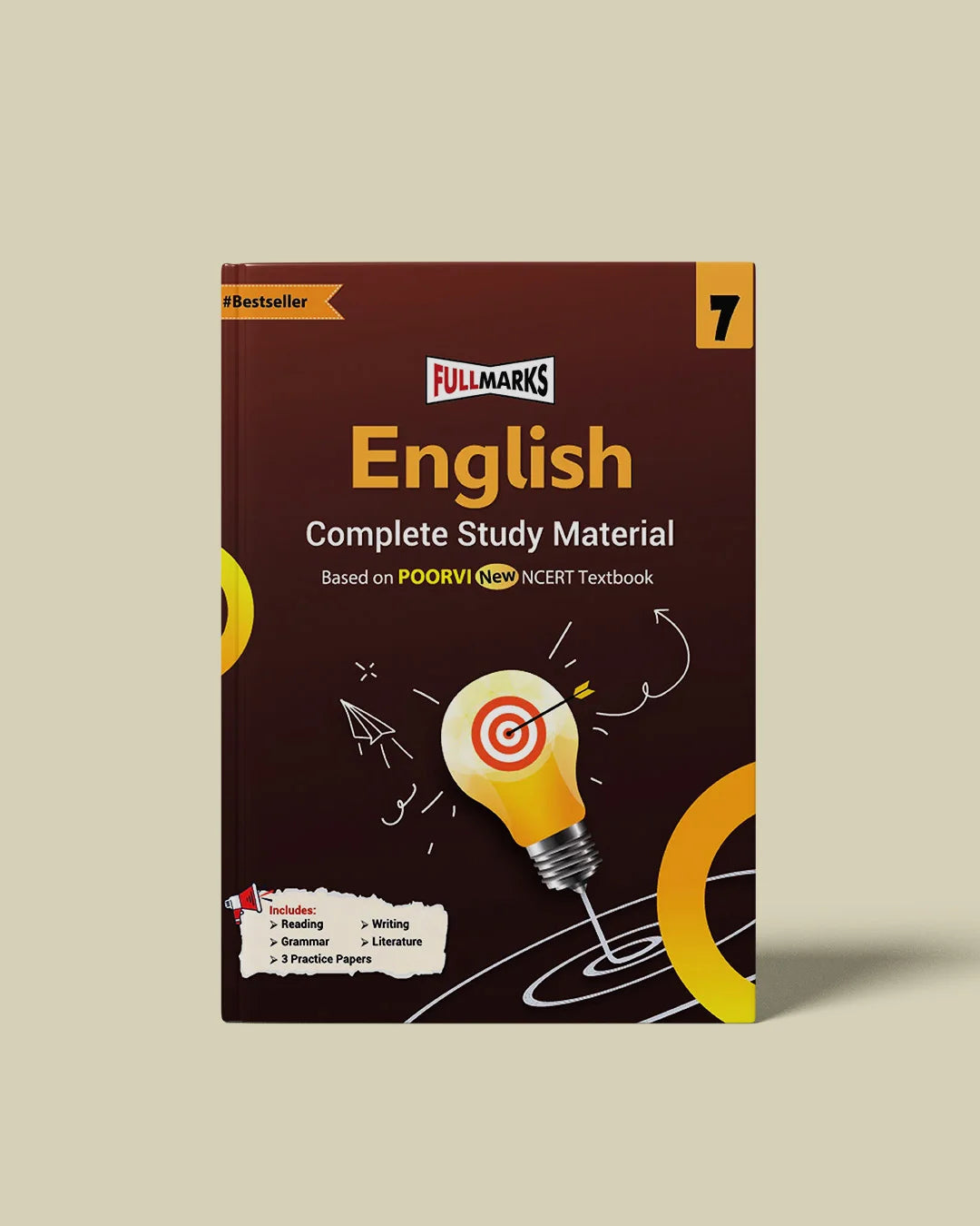 Full Marks English Complete Study Material Class 7 | Based on POORVI New NCERT Textbook and CBSE Syllabus | Includes Chapterwise Summary, Solved Q/A, Practice Papers and More